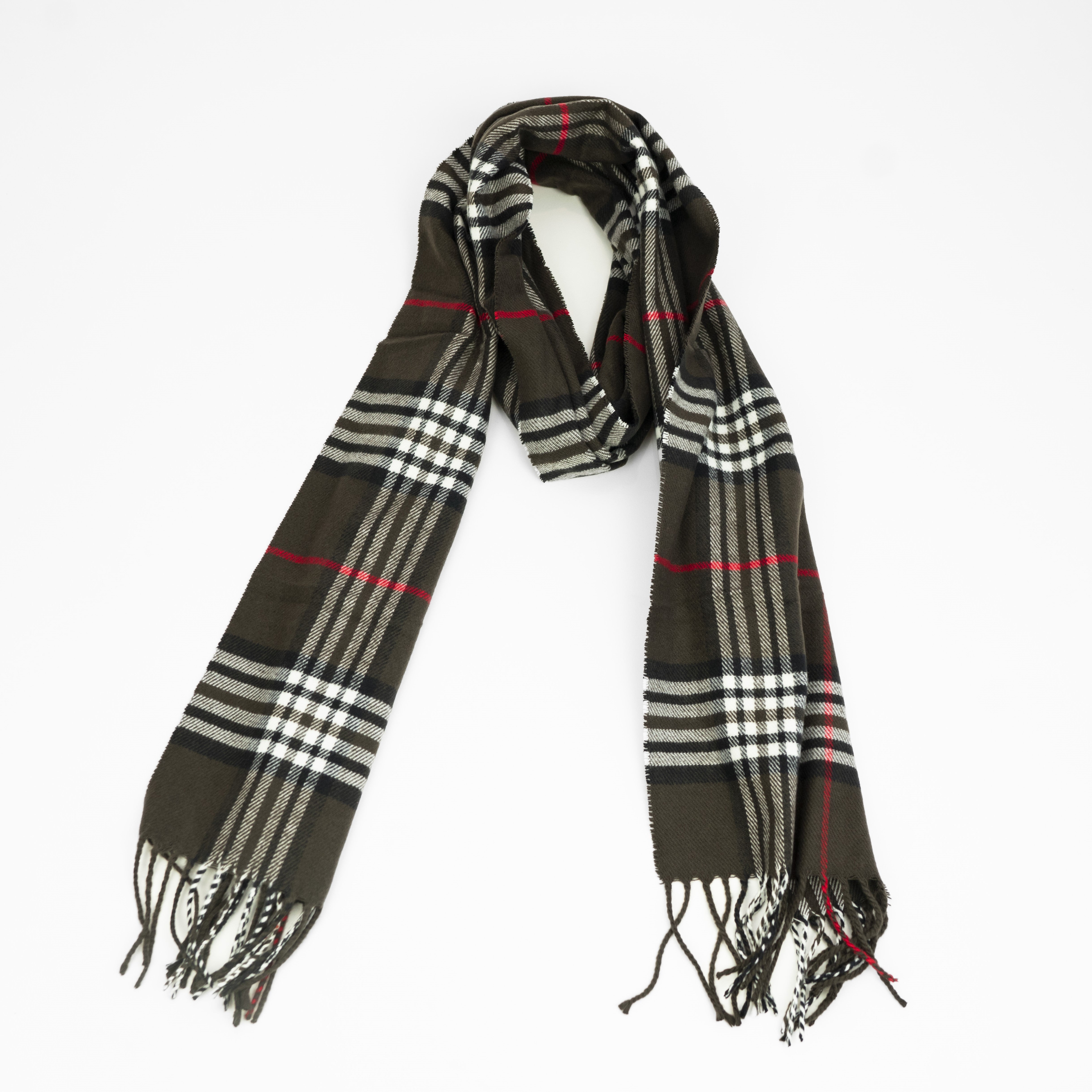 Plaid Scarf, Warm, Soft & Colorful for Men & Women