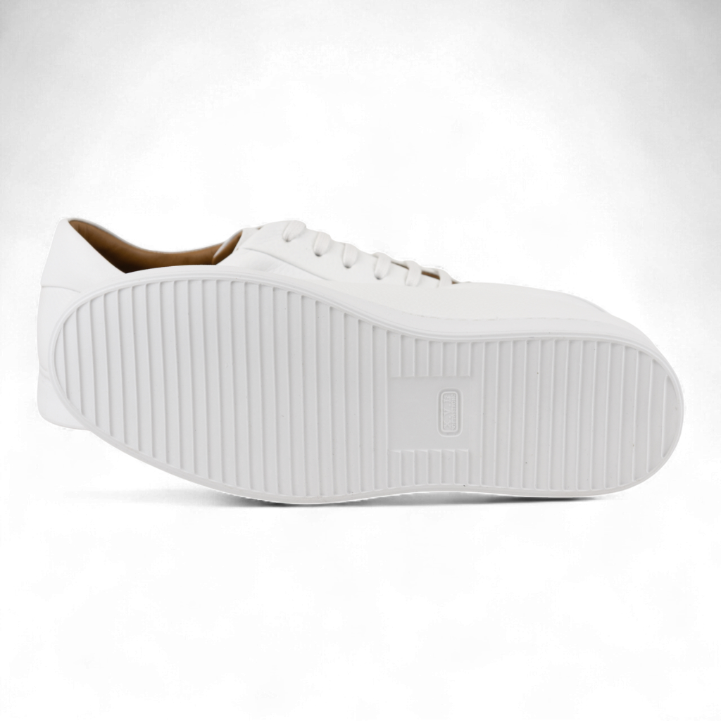Men's All Leather Sneakers - Great for Fridays at the Office, Casual Days at Home in Black, White or Navy