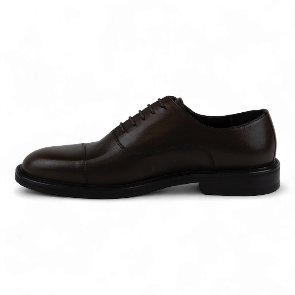 Men's Classic Leather Dress Shoes in Brown - Great Pick for the Office!
