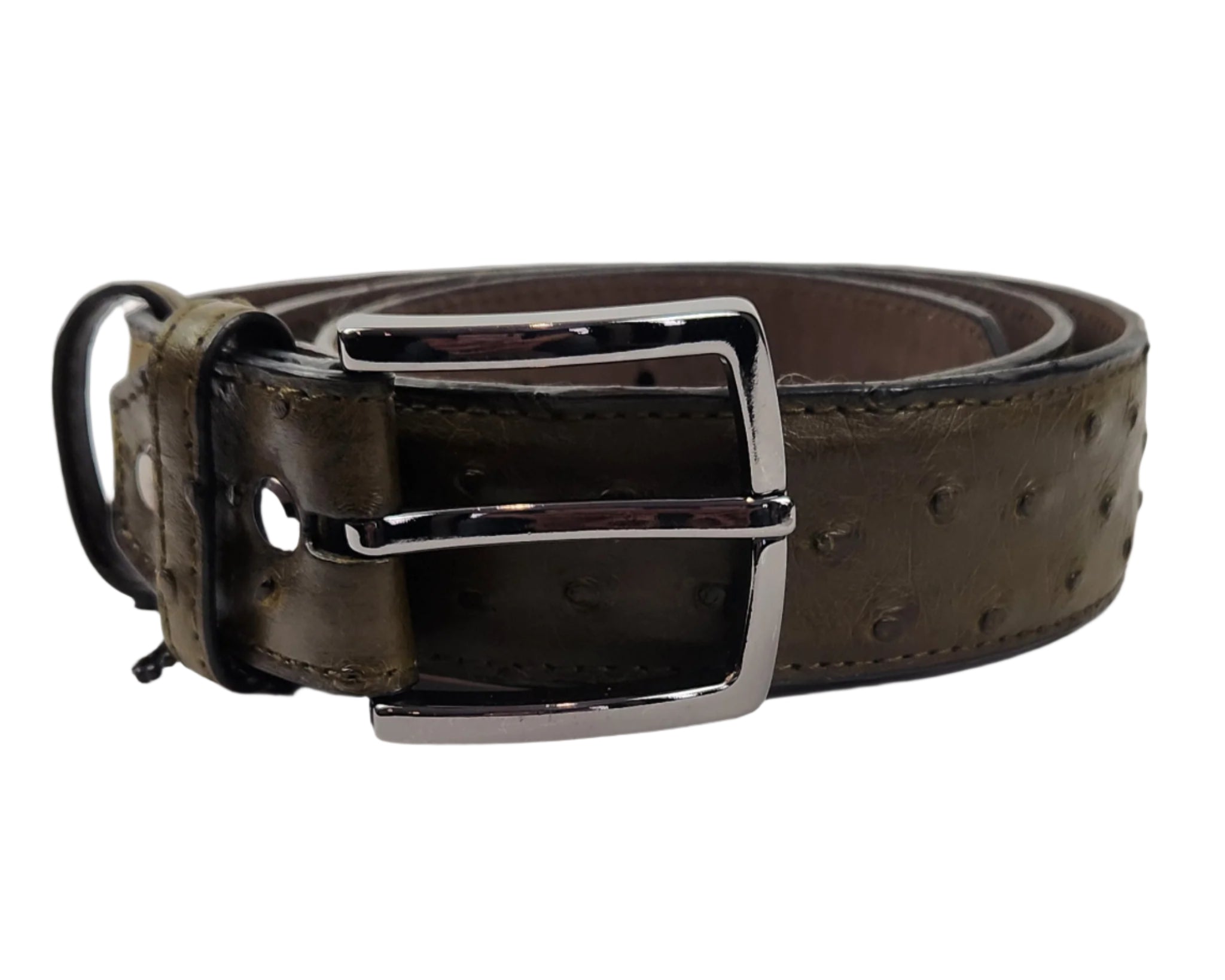 Eagle-Ostrich Leather Belts for Men and Women