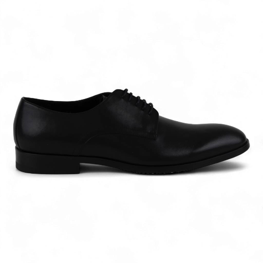 Men's Leather Whole-Cut Derby Style Dress Shoes