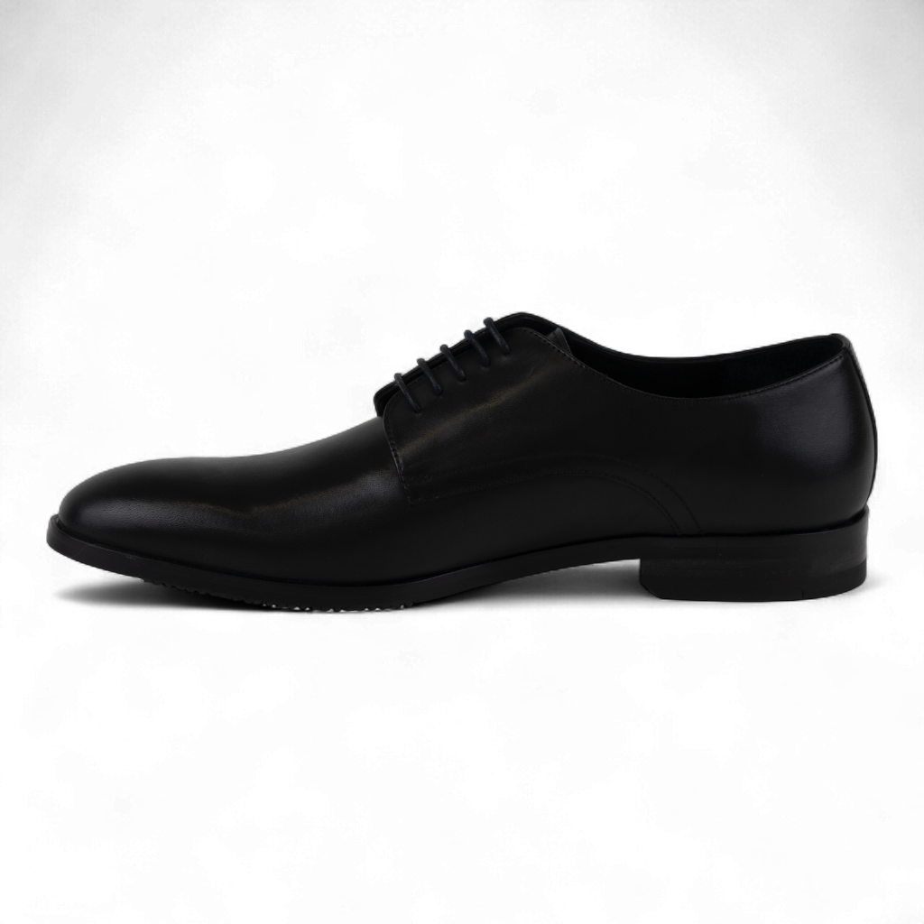 Men's Leather Whole-Cut Derby Style Dress Shoes