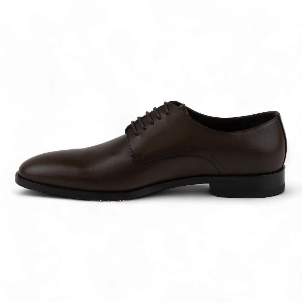 Men's Leather Whole-Cut Derby Style Dress Shoes