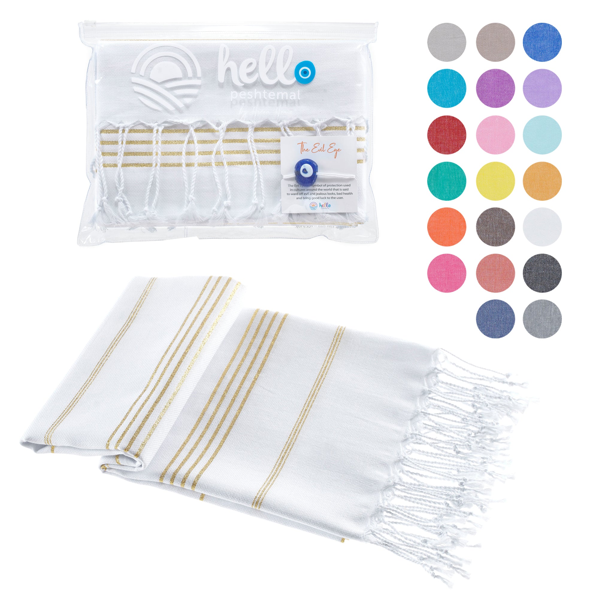 Turkish Cotton Beach Towel, Prewashed, Soft, Absorbent, Quick Dry, Oversized Bath Towels for Bathroom, Pool, Travel, Picnics, Size 39x71