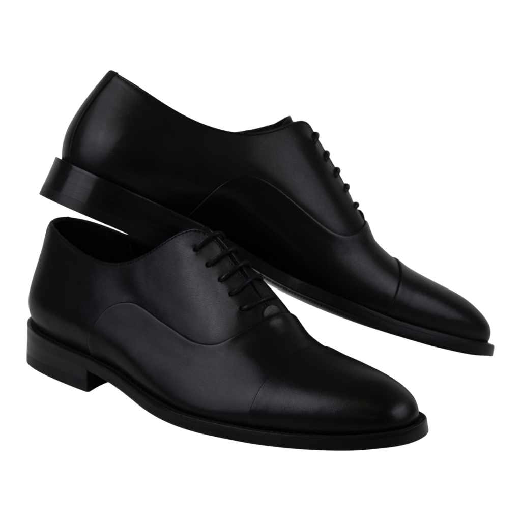 Men's Leather Cap-Toe Oxford Dress Shoes - 0