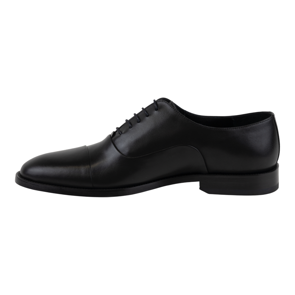 Men's Leather Cap-Toe Oxford Dress Shoes