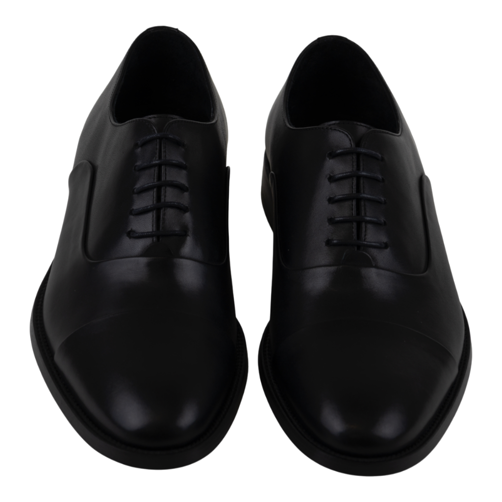 Men's Leather Cap-Toe Oxford Dress Shoes