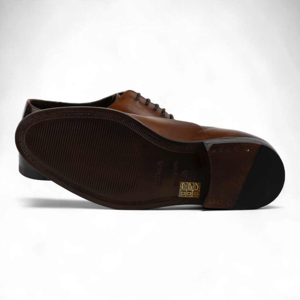 Men's Leather Cap-Toe Oxford Dress Shoes
