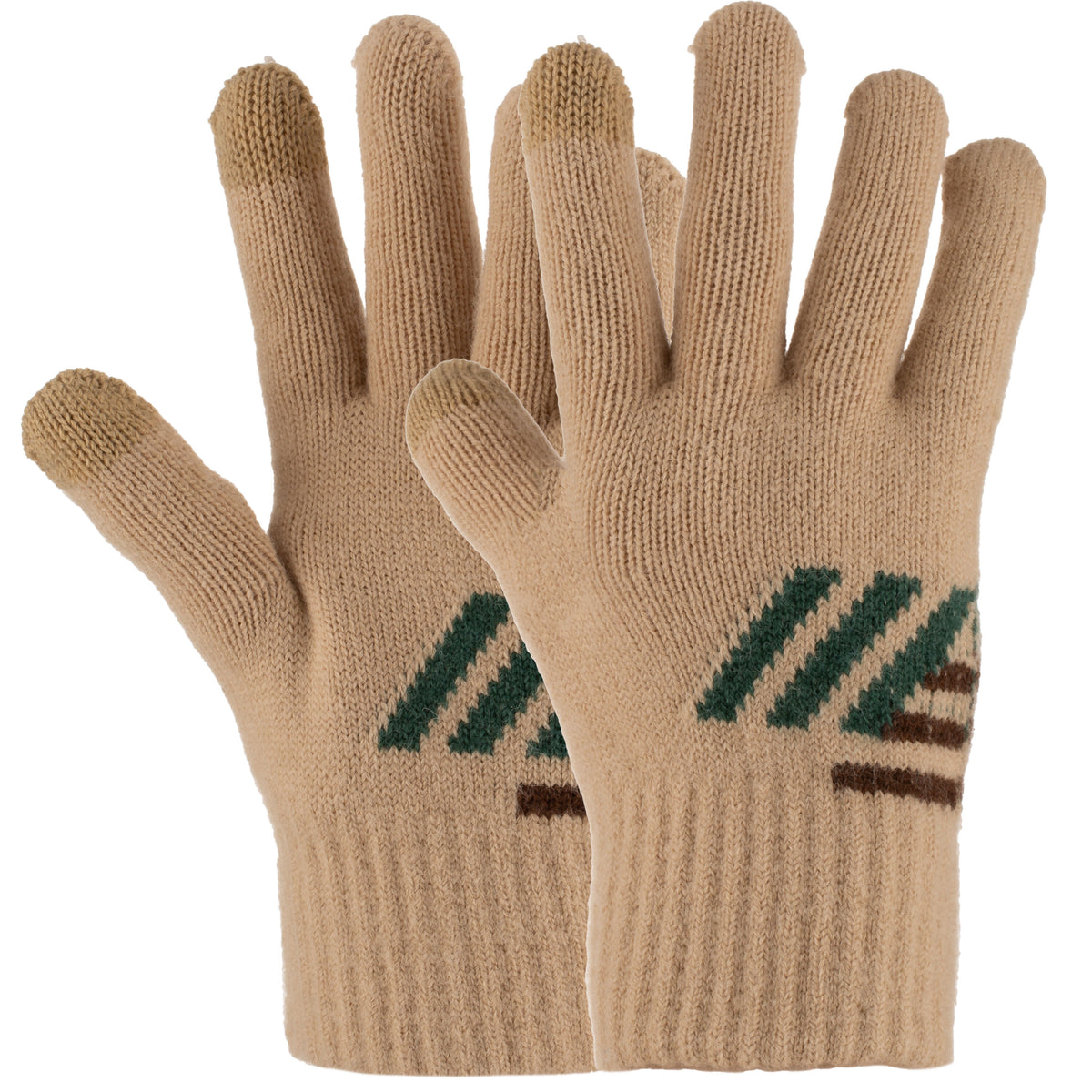 Youth Knit Mittens - Warm Winter Cold Weather Hand Warmers Ages 9-15