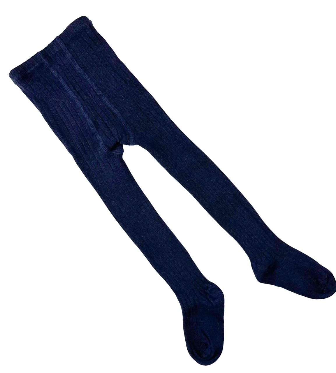 Young Girls and Tweens Combed Cotton Ribbed Tights, School Uniform Seamless Toe Comfortable All-Day Wear