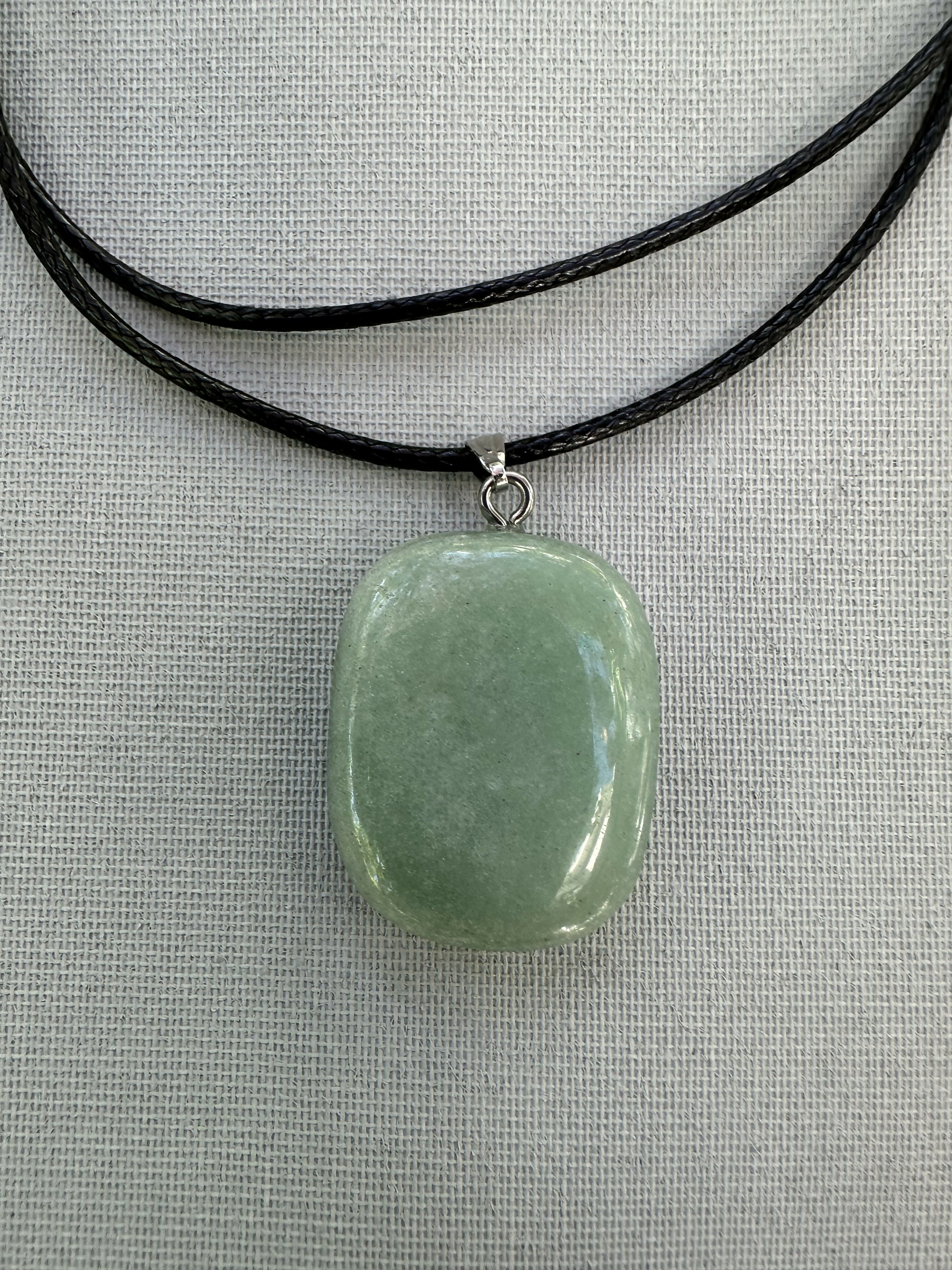 Aventurine Natural Stone Bracelet with Matching Necklace - 0