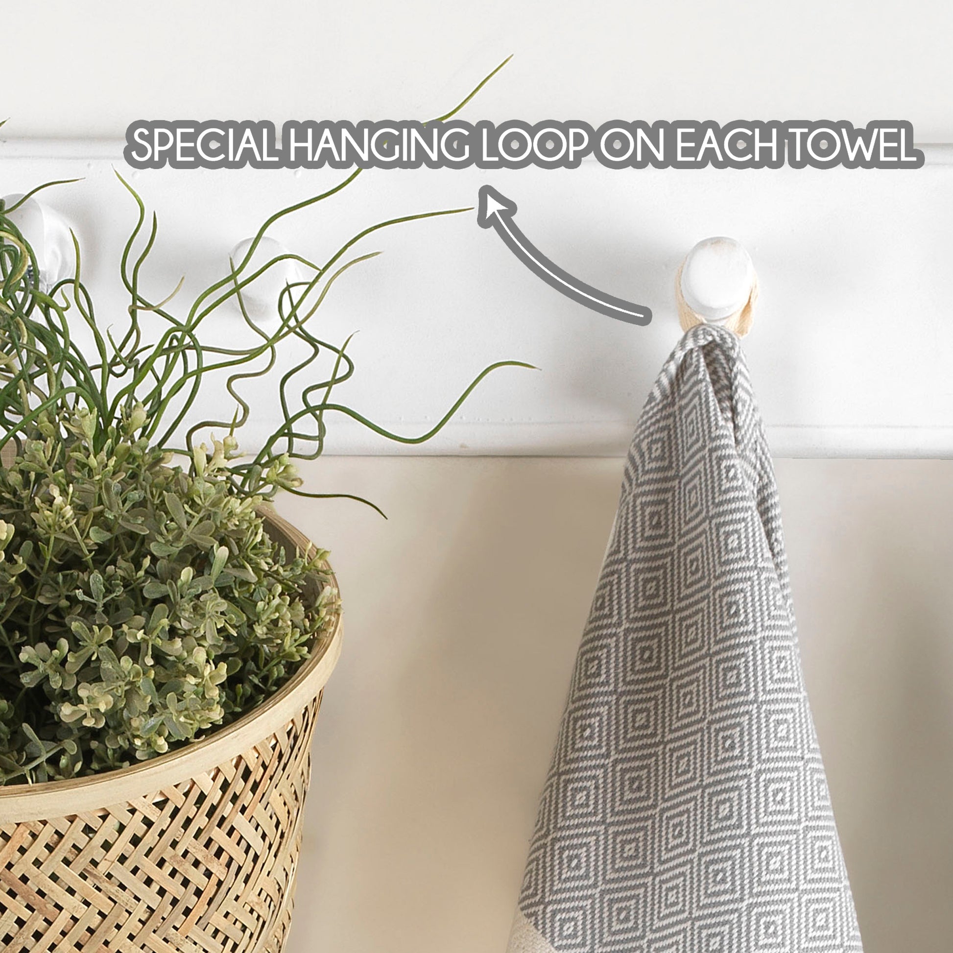 Cotton Kitchen Towels - 2 Piece Set - Wear Sierra