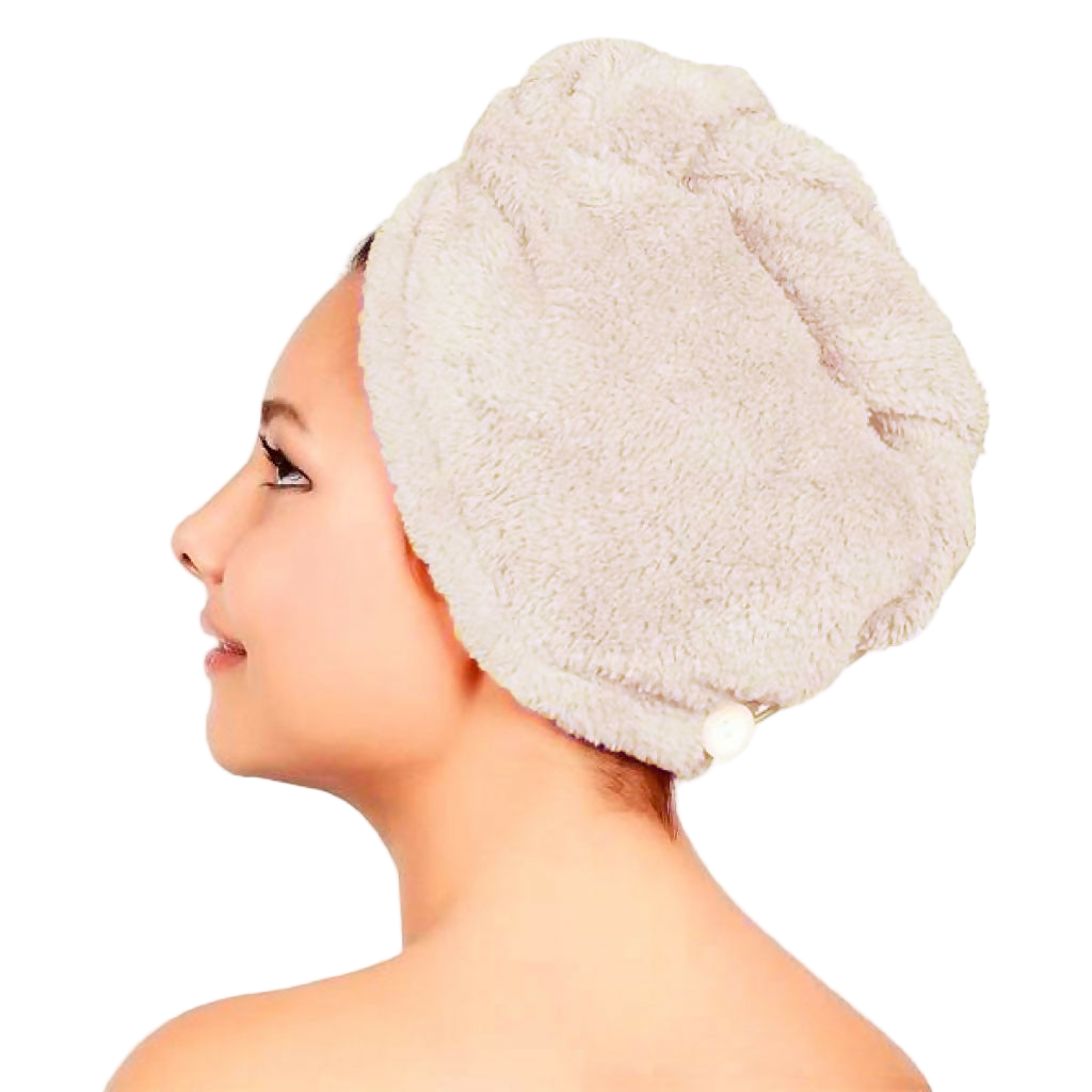 Women's Twist Hair Towel Wrap With Button, 4 Pack Set, 2 Pack Set, Super Absorbent, Quick Dry