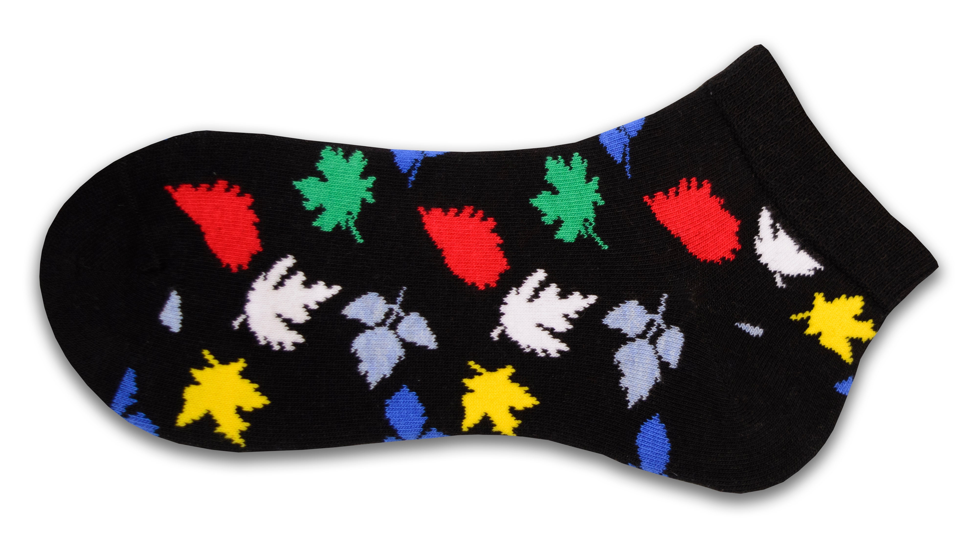 Colorful Ankle Socks For Men in Combed Cotton