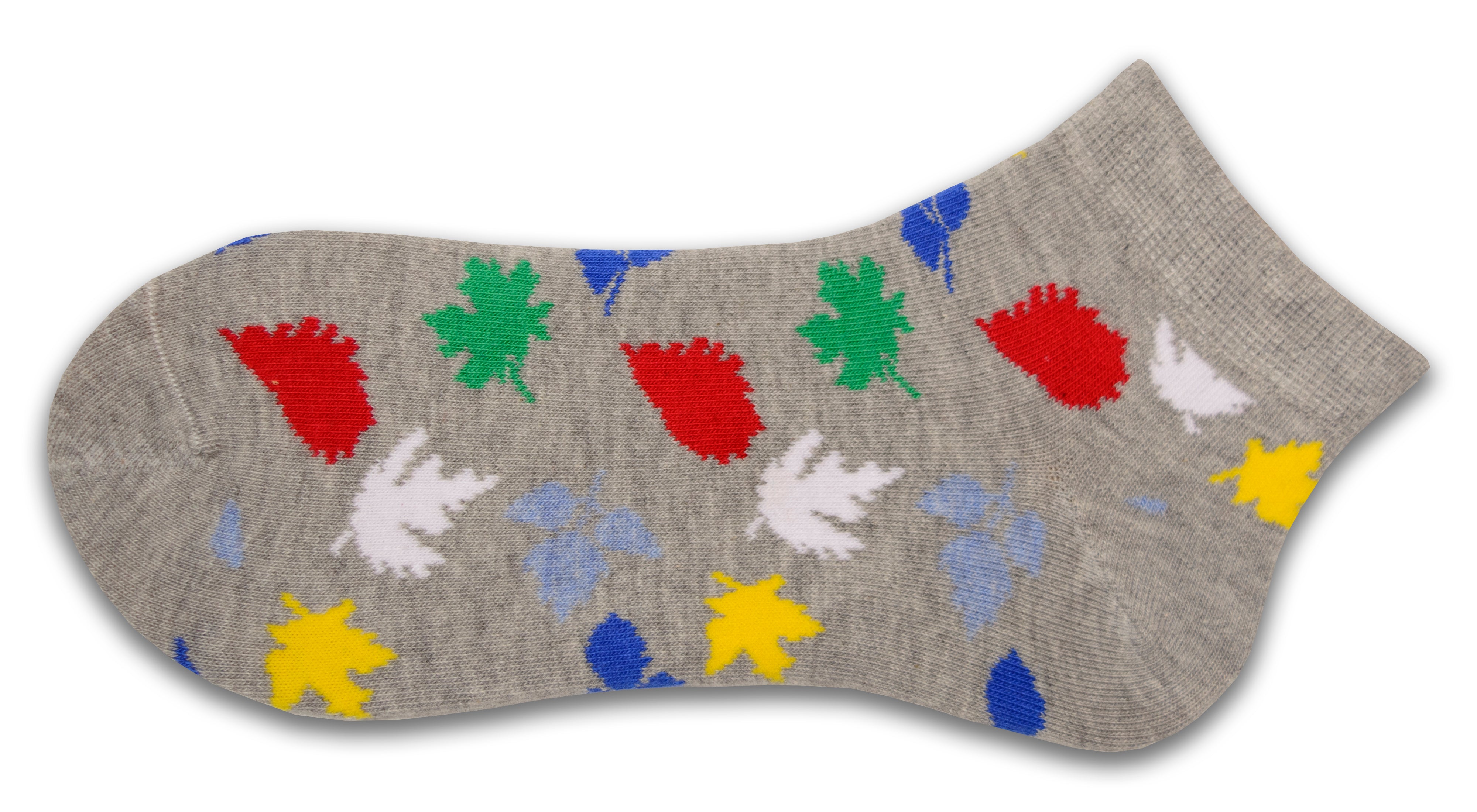 Colorful Ankle Socks For Men in Combed Cotton