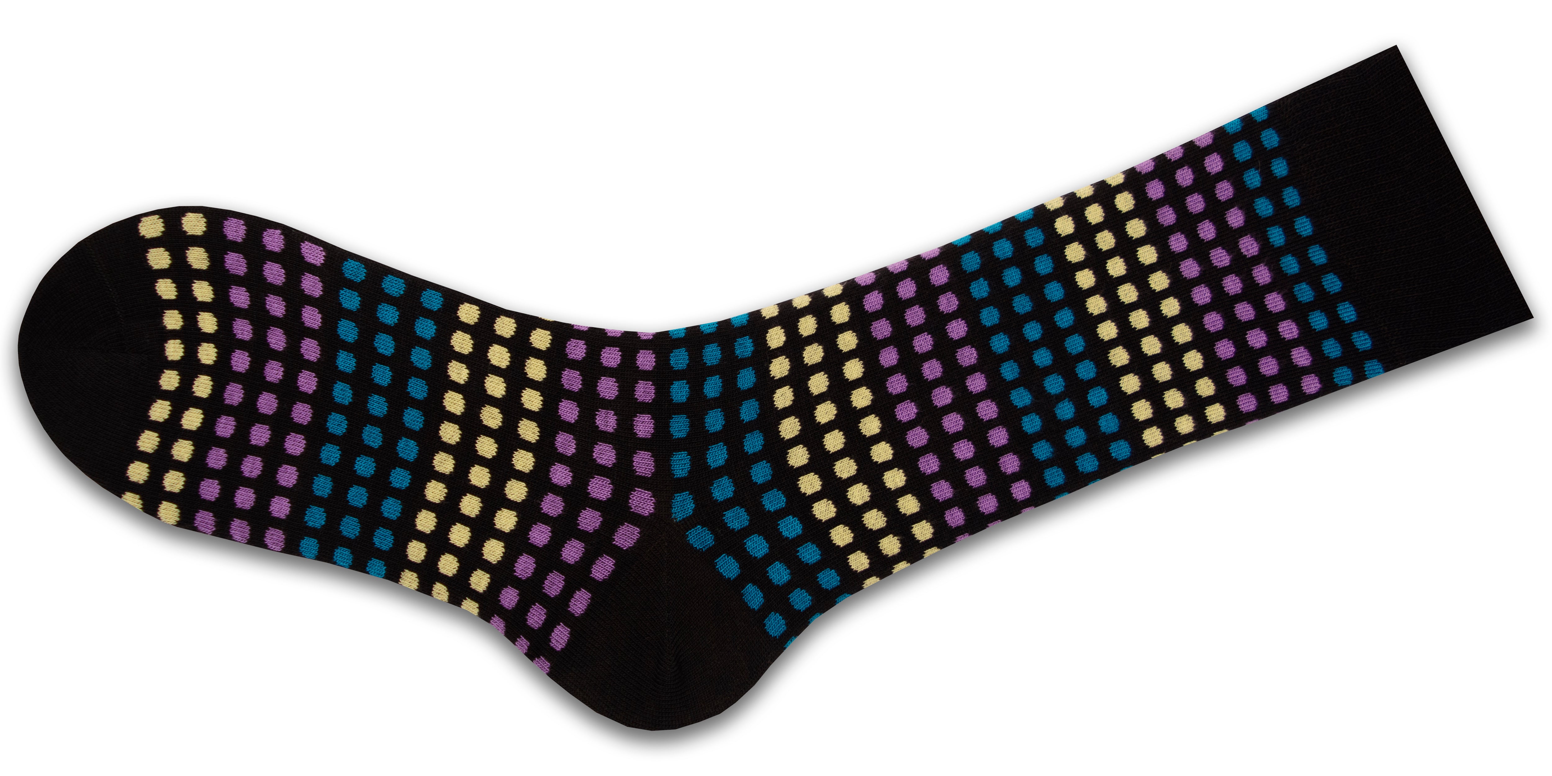 Men's Dressy Crew Socks in Combed Cotton (2-Pair Packs)