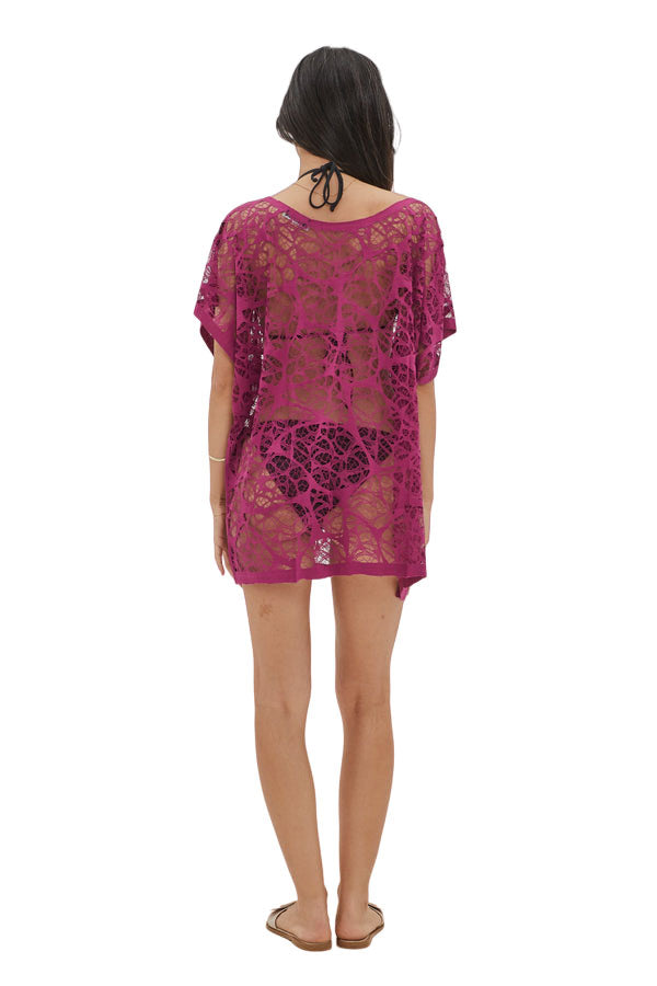 Stylish Women's Colorful Beach Summer Cover-Ups - Fun and Flirty Dresses - Perfect for Vacations and cute swimwear - Multiple Color Options - Wear Sierra