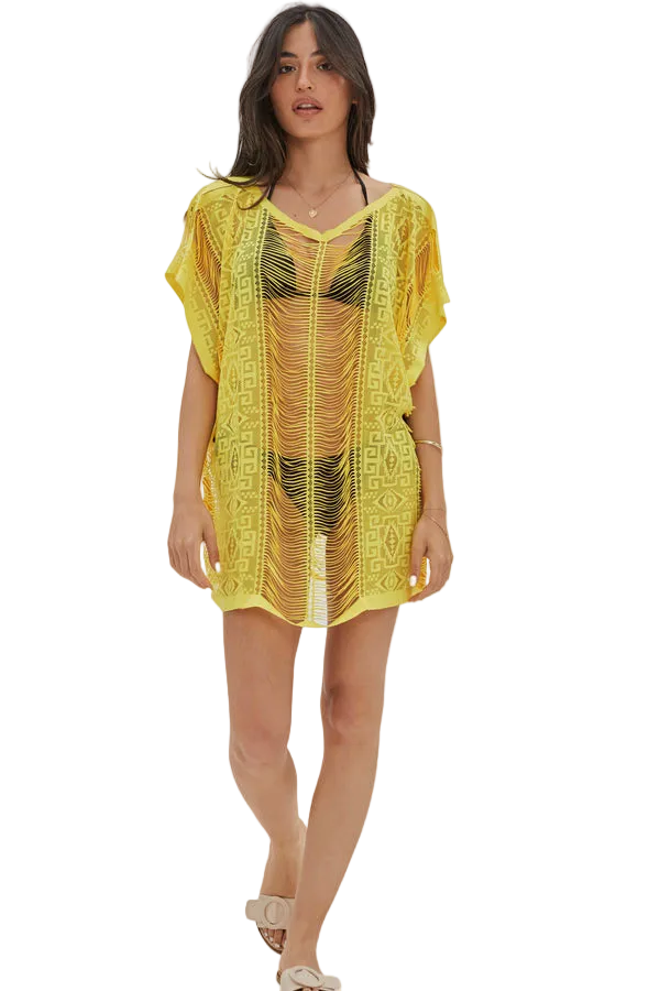 Ladies Beachwear - Pool Cover Up, Fun Summer Dress Swimsuit Coverups, Stylish, Lightweight, and Breathable Swimwear Accessories