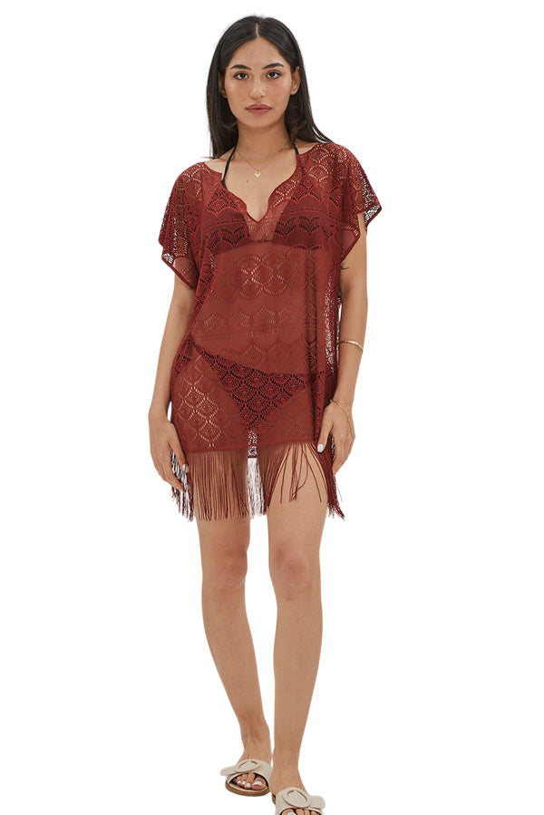 Vibrant Beach Colorful Cover-Ups for Women - Stylish Designs for Vacations and Cruises - One Size Fits All - Easy Care - Multiple Color Options - Wear Sierra