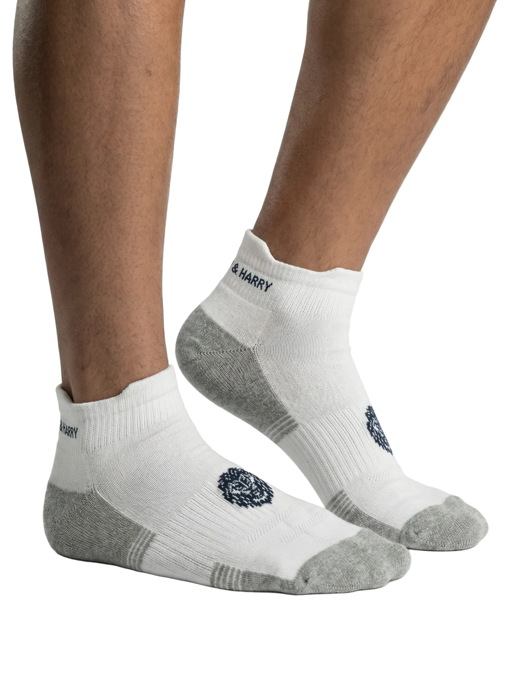 Men's Performance Ankle Socks in Regular to Big & Tall Sizes - Mild Compression Socks, Great for Outdoor Activities, Gym and Sports