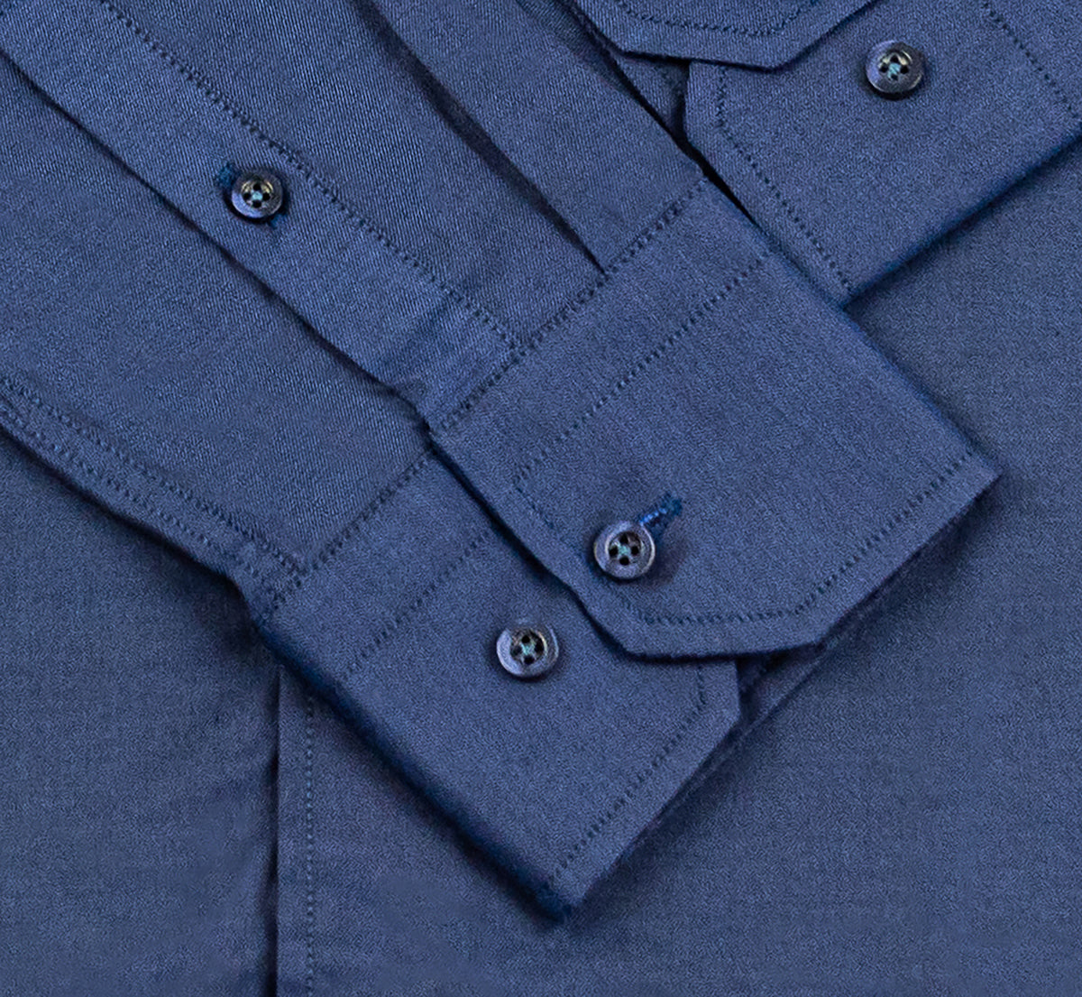 Wear Sierra Top Shelf Men's Turkish Cotton Long Sleeve Button Up Shirt in Classic Navy, Casual Friday Shirt for Men