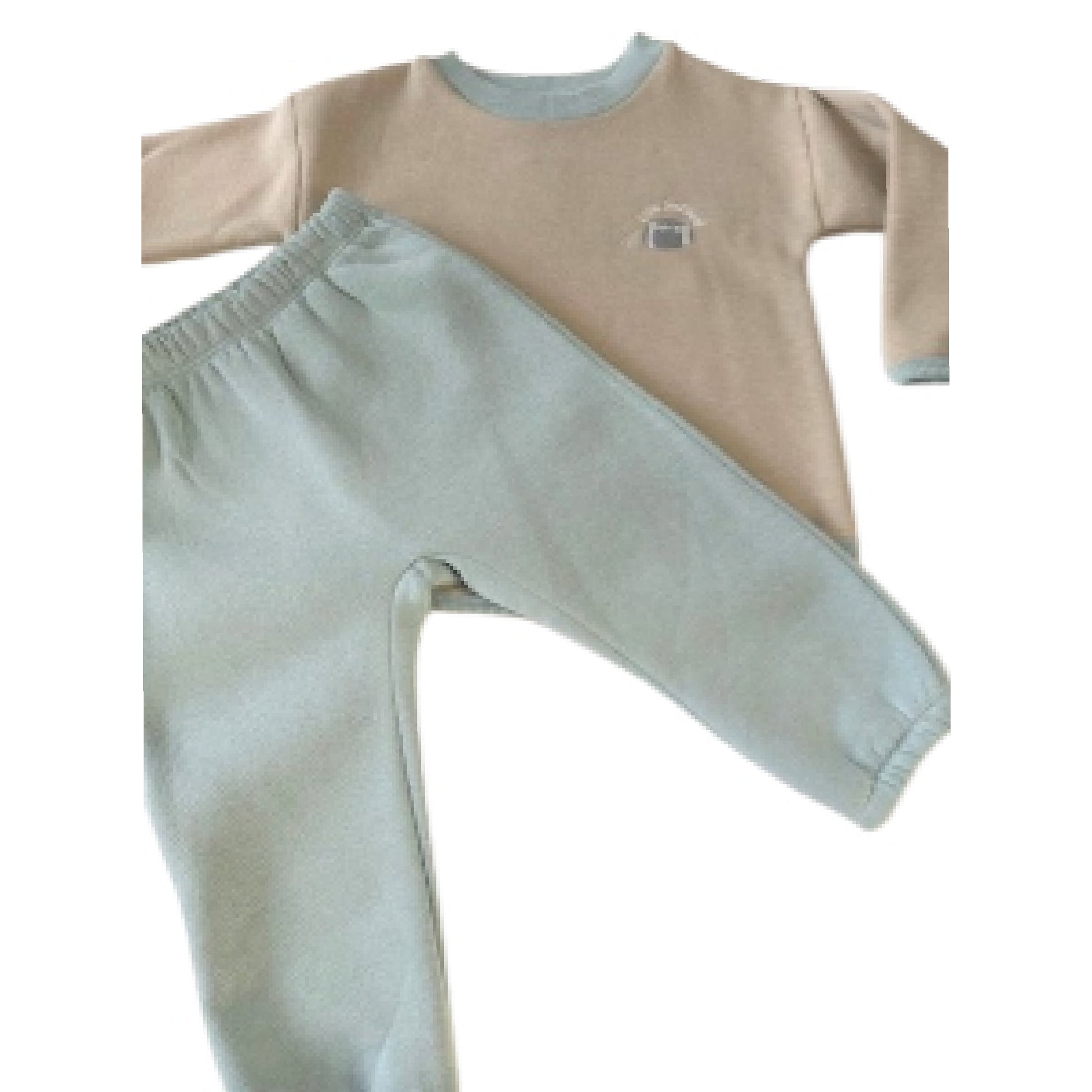 Infant & Toddler Sweatshirt and Sweatpants Football Themed Set for Little Boys & Girls 2 Piece Outfit - Wear Sierra