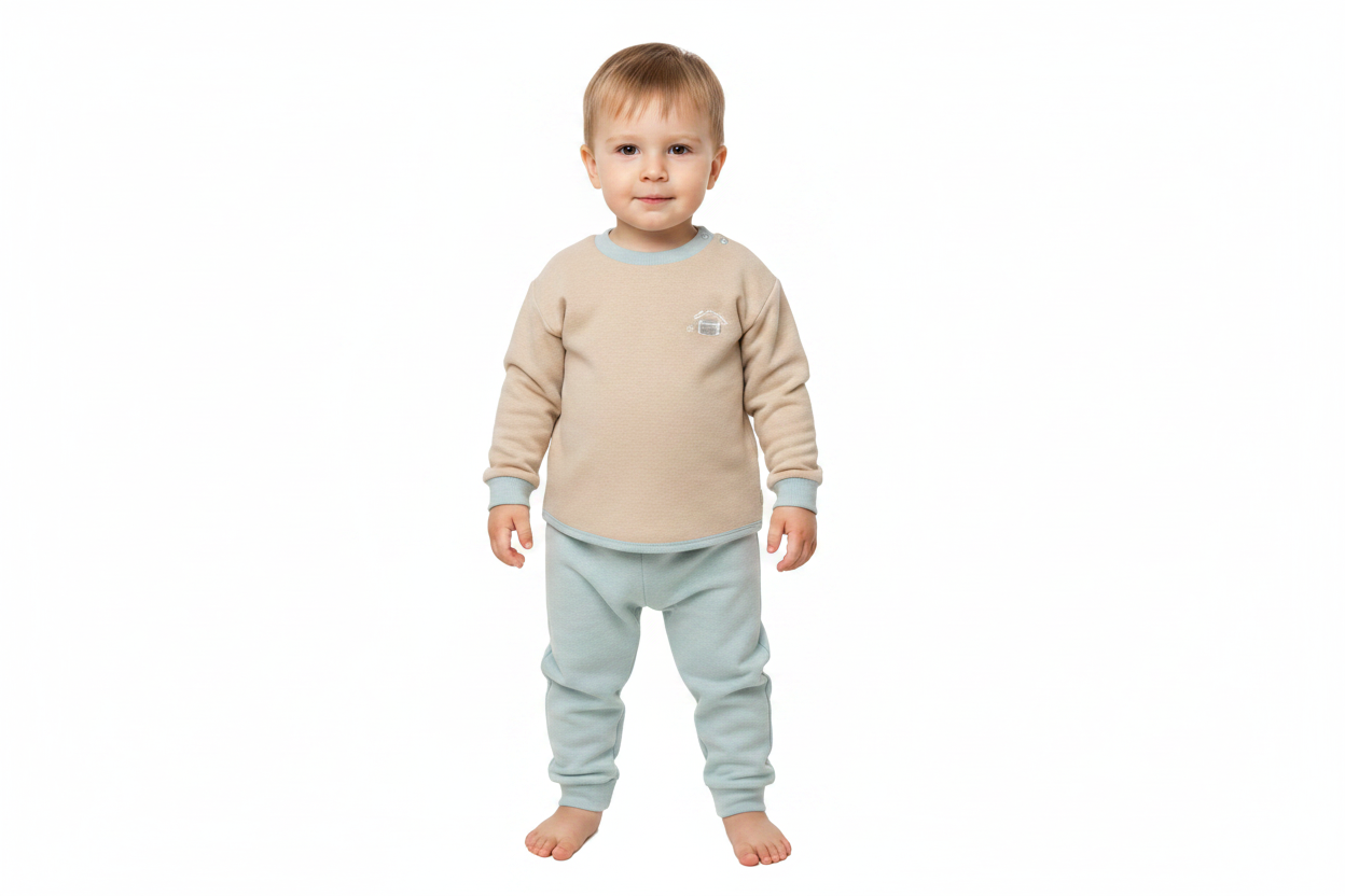 Infant & Toddler Sweatshirt and Sweatpants Football Themed Set for Little Boys & Girls 2 Piece Outfit