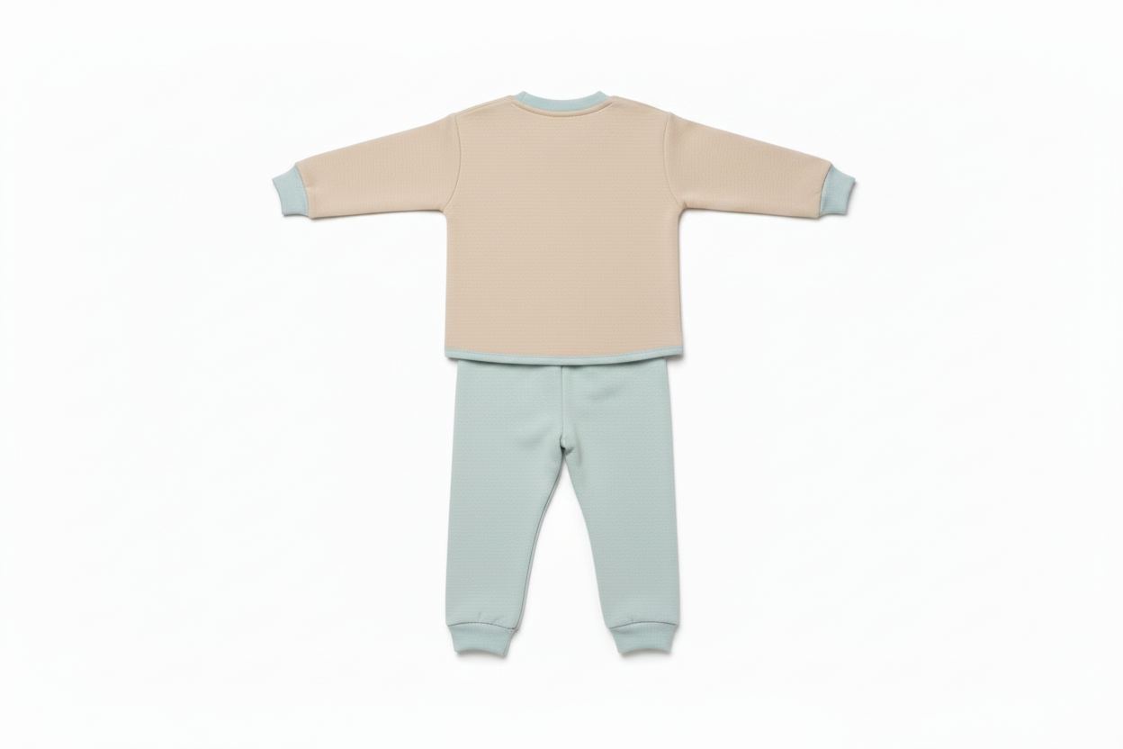 Infant & Toddler Sweatshirt and Sweatpants Football Themed Set for Little Boys & Girls 2 Piece Outfit