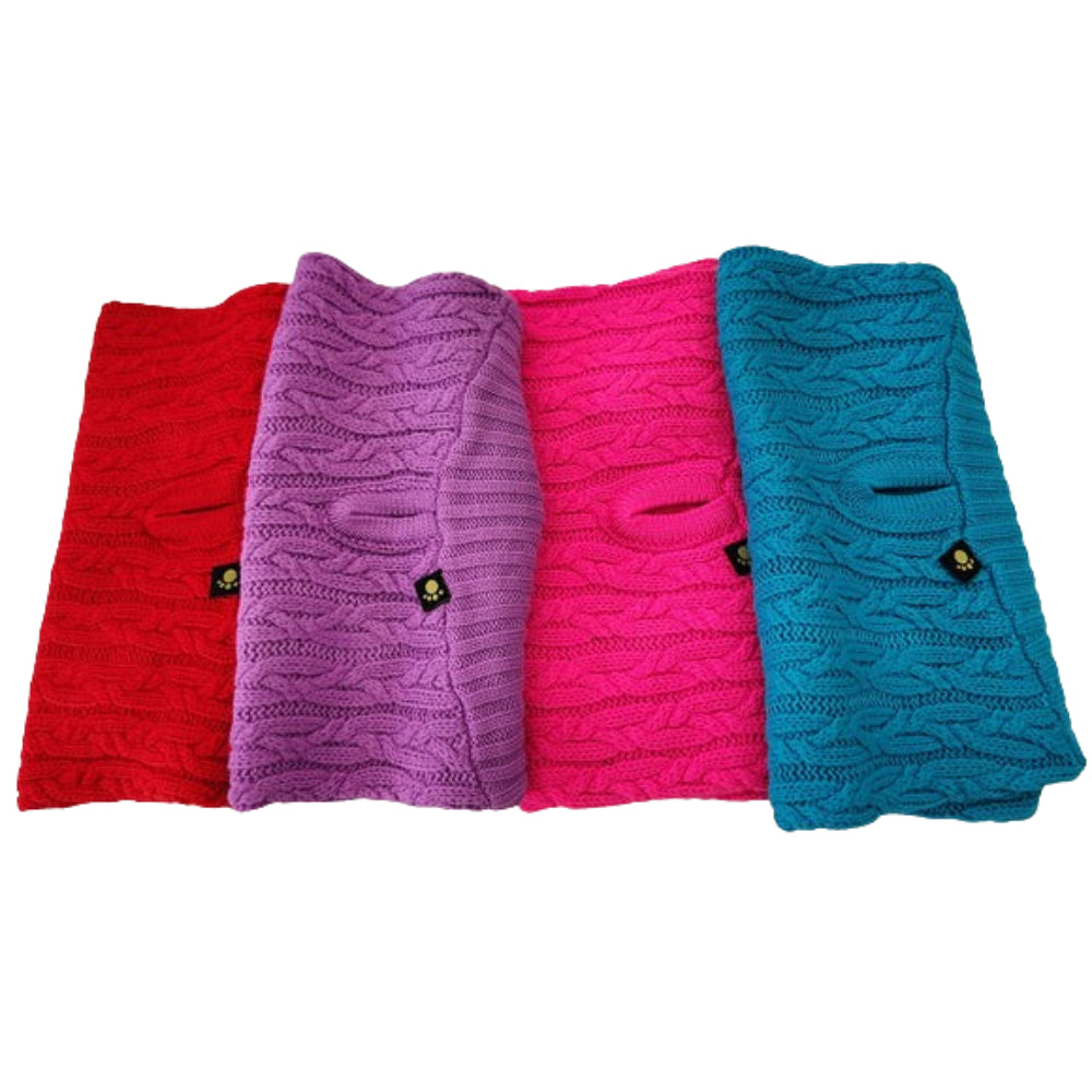 Dogs and Cats Colorful Knitted Turtleneck Sweater for Dogs - Wear Sierra