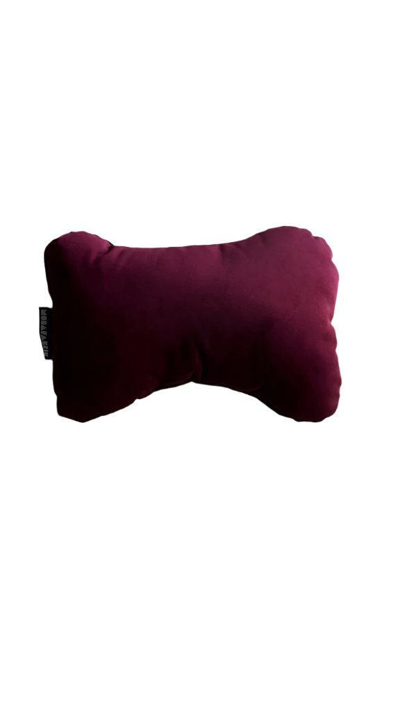 Buy claret-red Travel Neck Pillow for Car or SUV with Elastic Strap