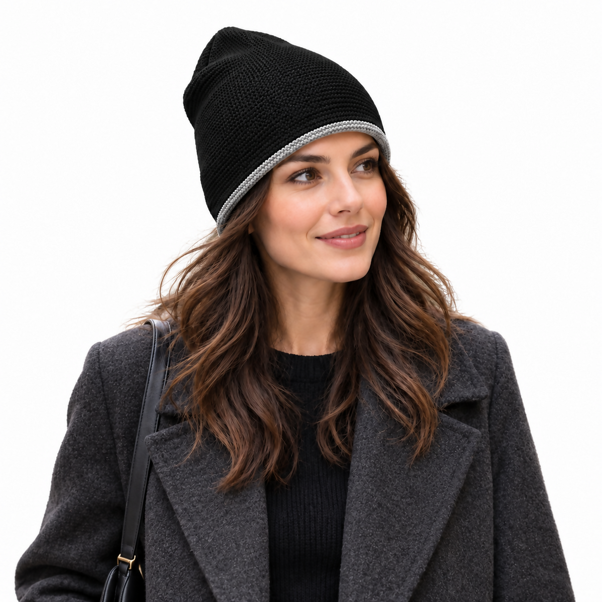 Unisex 2-in-1 Reversible Knit Beanie
