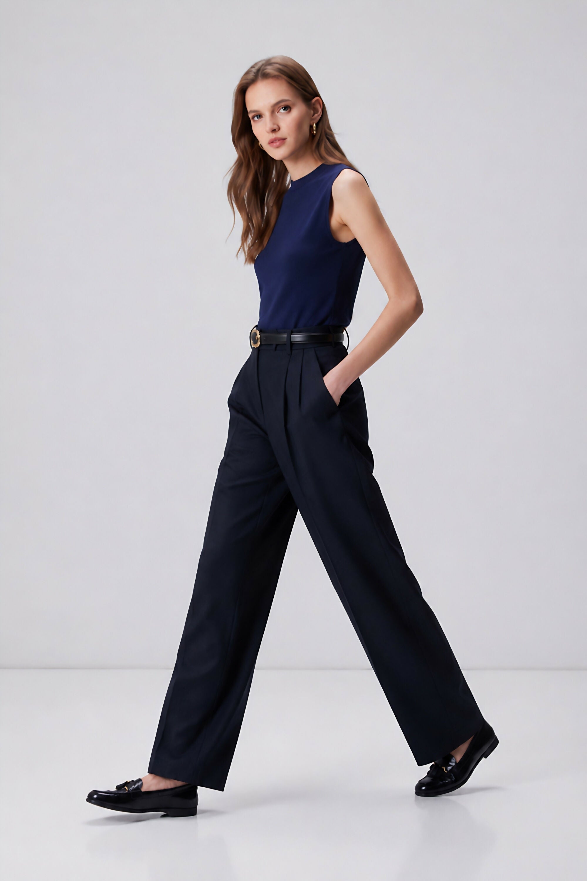 Women’s Ribbed Knit Sleeveless Top
