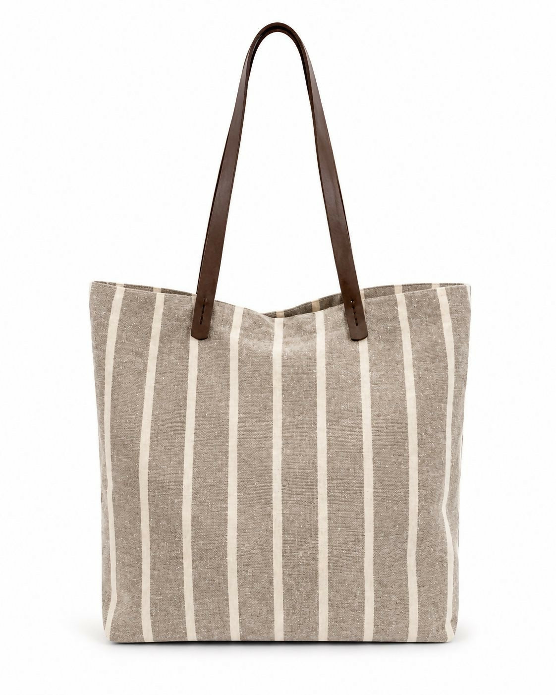 Large Striped Tote Bag for Beach, Travel & Everyday Use