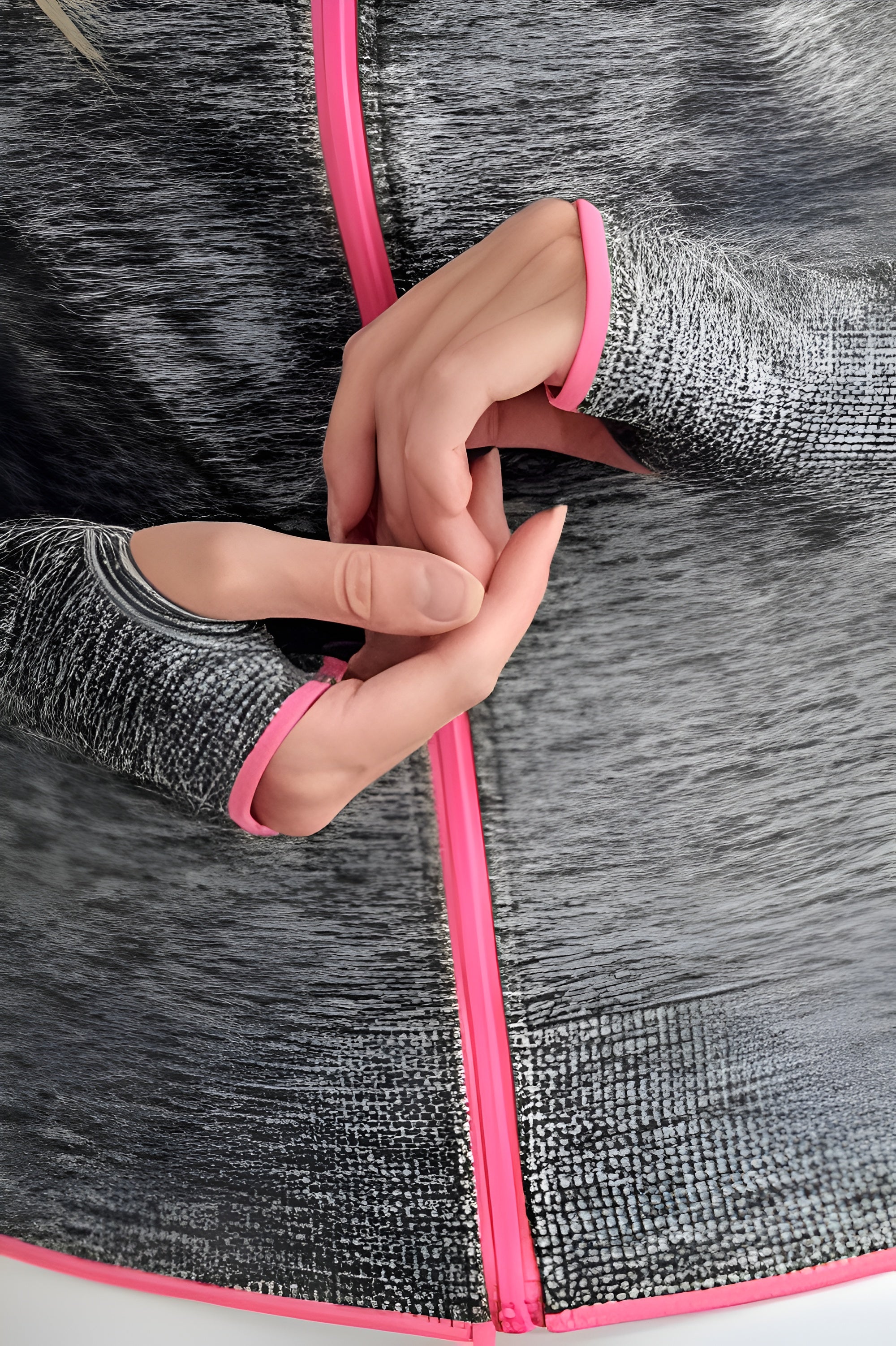 Women's Colorful Full Zipper Jacket with Thumb Holes - Perfect for Spring & Fall