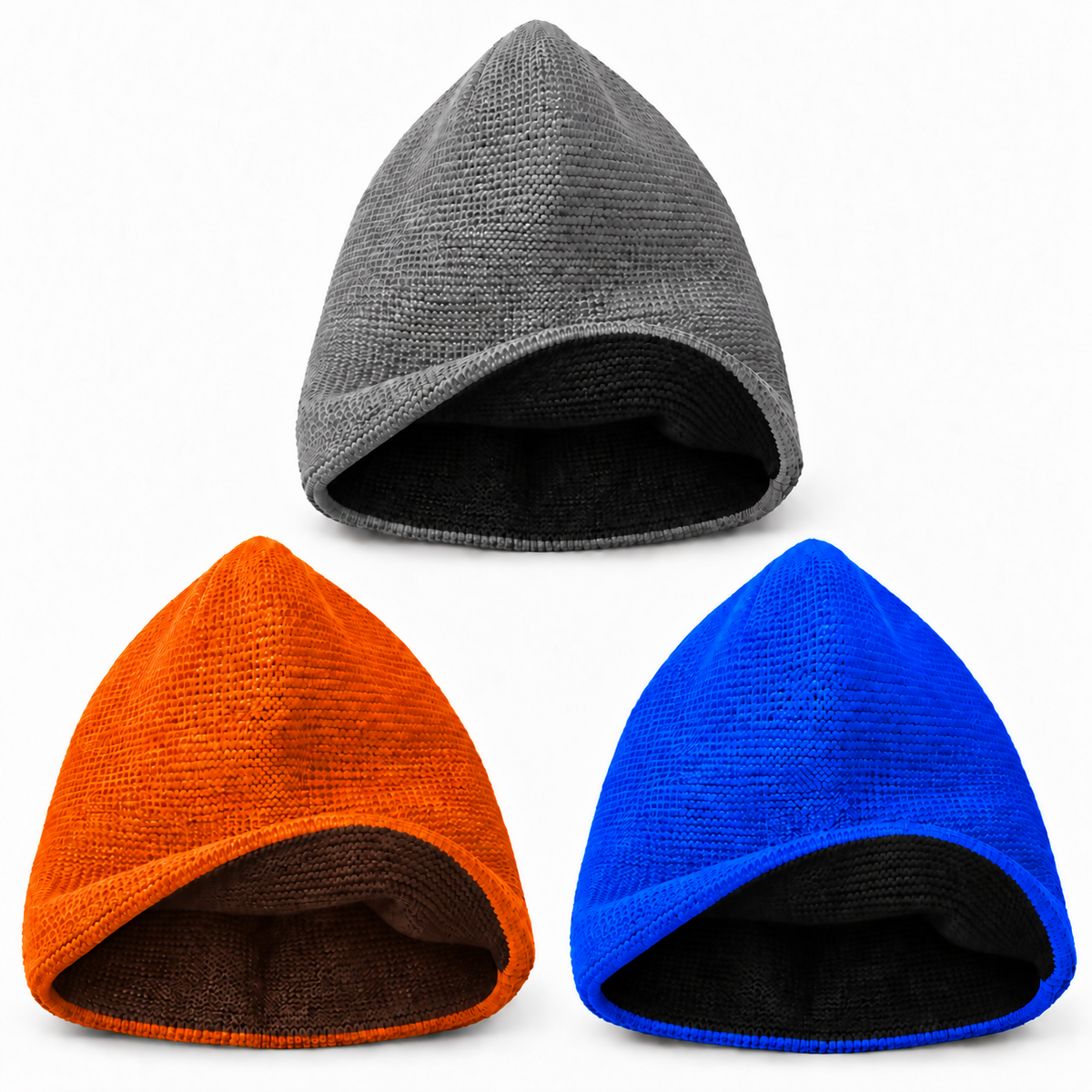 Unisex 2-in-1 Reversible Knit Beanie