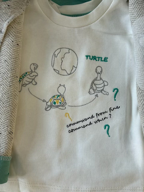 Newborn, Infant & Toddler Animal Theme (Turtle) 3-Piece Hoodie Jacket Set for Little Boys & Girls - Wear Sierra
