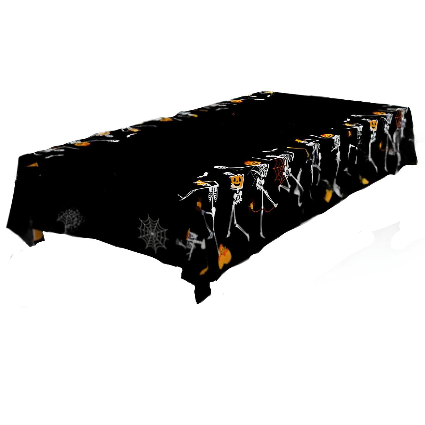 Halloween Tablecloth – Stain Resistant Fabric, Wrinkle-Free Table Cover for Dining Room or Kitchen Decor