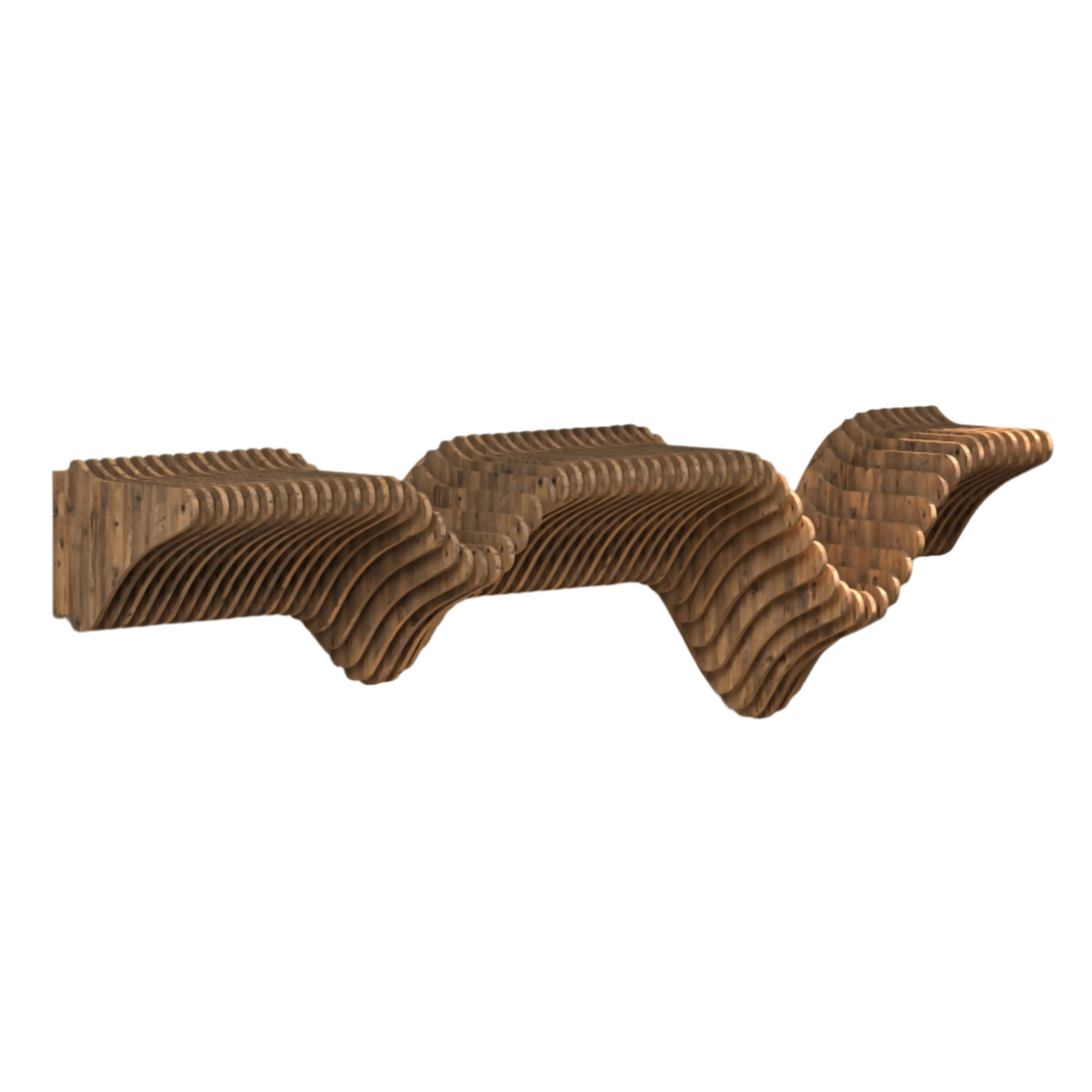 Home Decor Floating Wall Shelf Unit Room Shelf - Geometric Shelf for Home or Office 40" Shelf