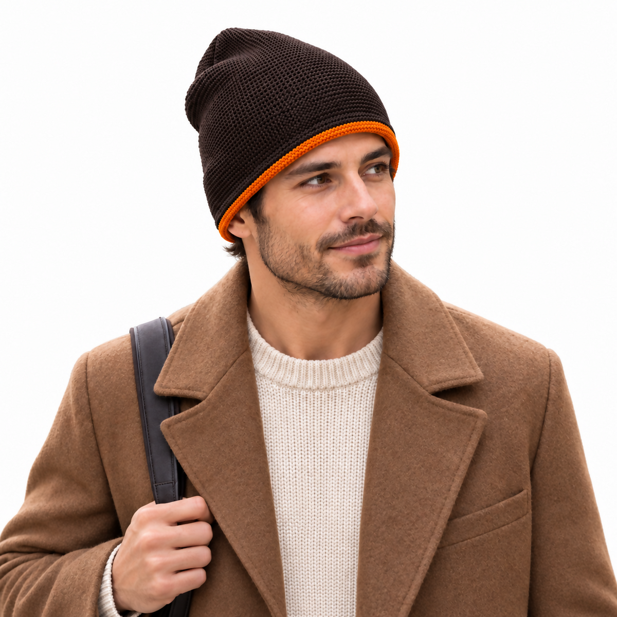 Unisex 2-in-1 Reversible Knit Beanie