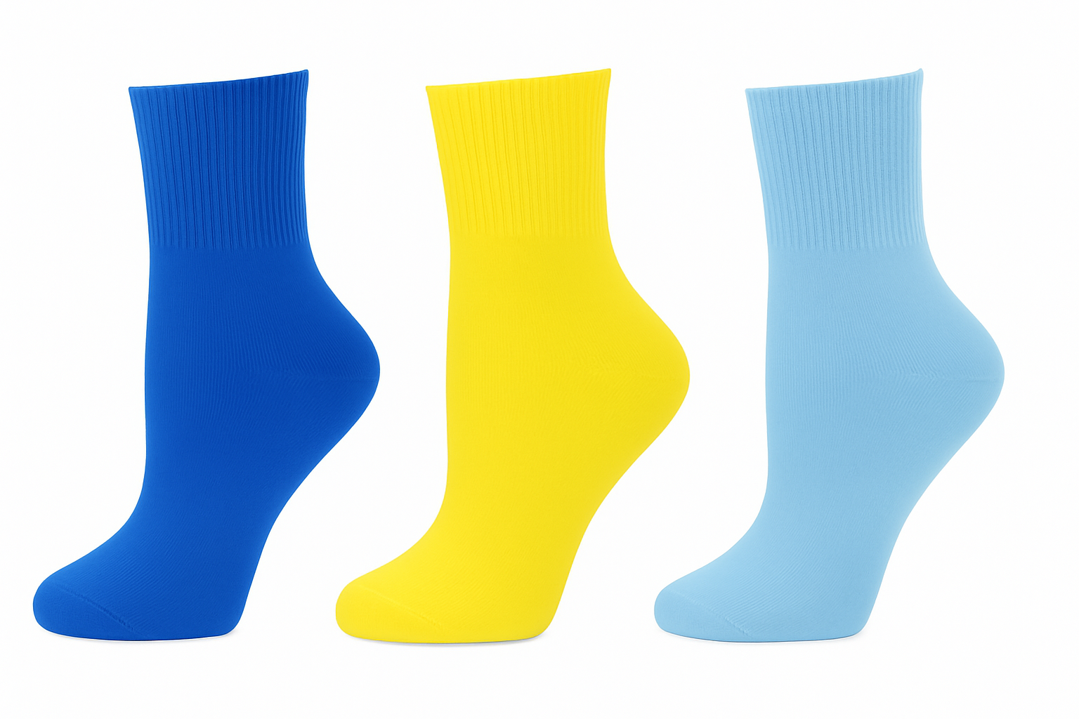 Women's 100% Combed Cotton Ankle Turn Cuff 3 Pair Pack - Loose Fitting Socks, Perfect for Diabetics and Edema