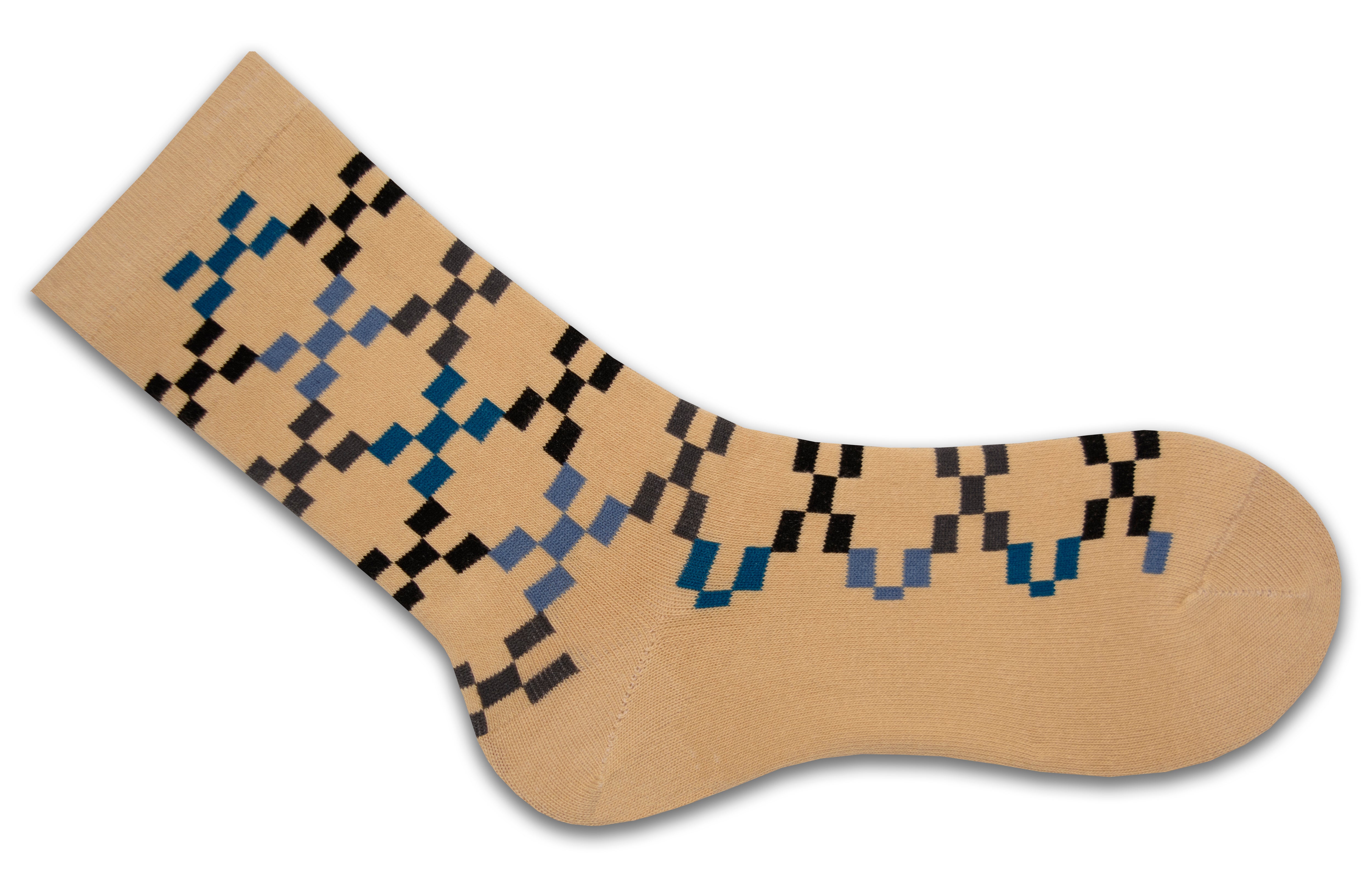 Colorful Women's Crew Socks - Cotton Blend