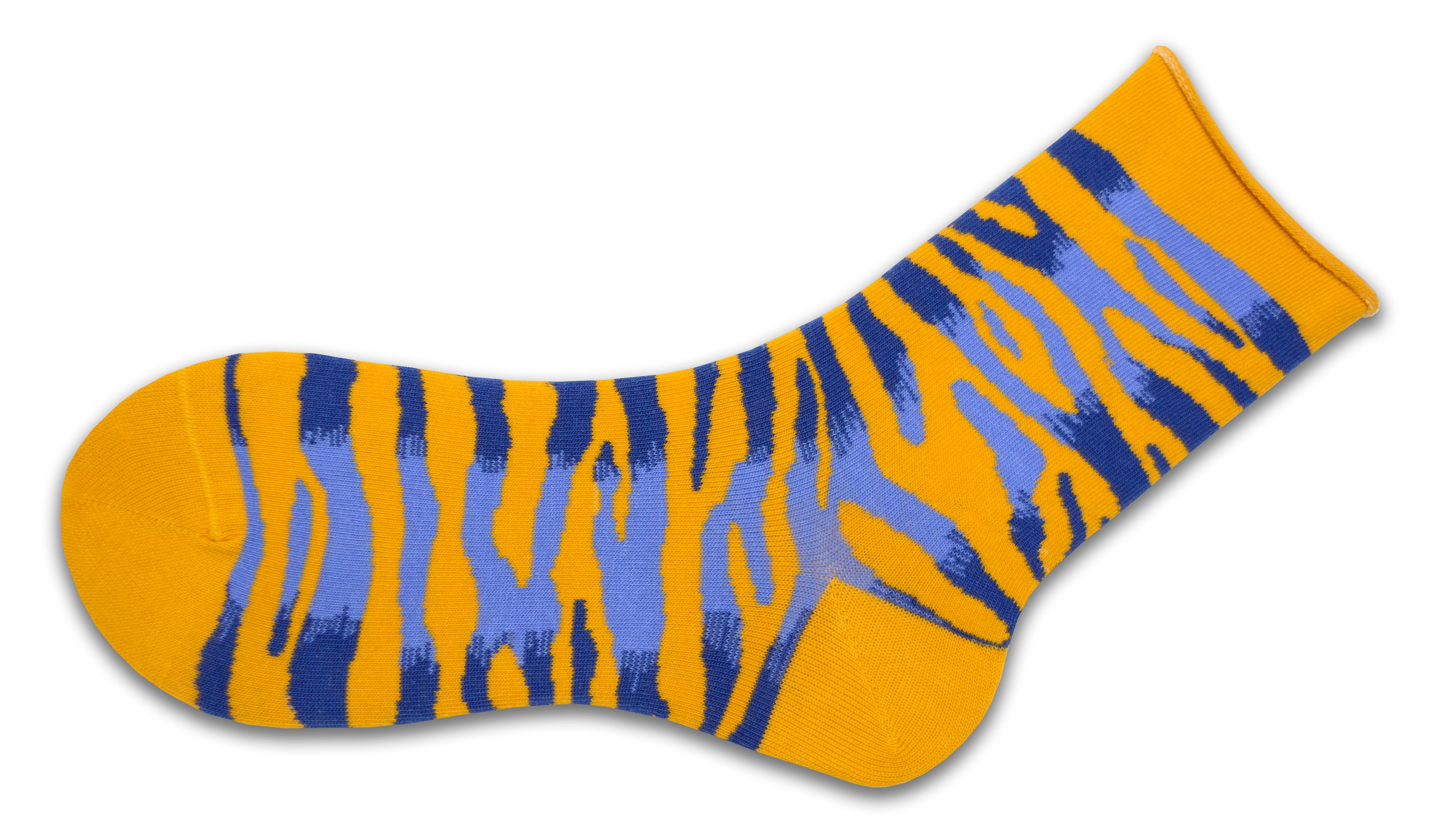 Sierra Socks Zebra Pattern Hi Anklet Casual Cotton Women's 2 Pair Pack Socks