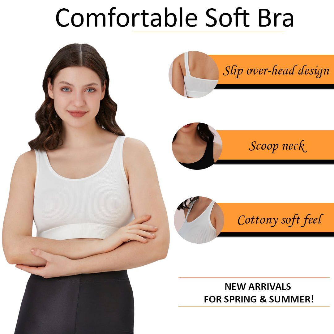 Unlined Sports Top Ladies Bra, Comfortable Soft Bra - NEW ARRIVALS! - Wear Sierra