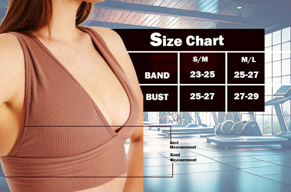 Juniors' and Women's Ultra Comfortable Soft Plunge Neck Top, Padded Workout Wear - Lightweight & Breathable Activewear - Wear Sierra