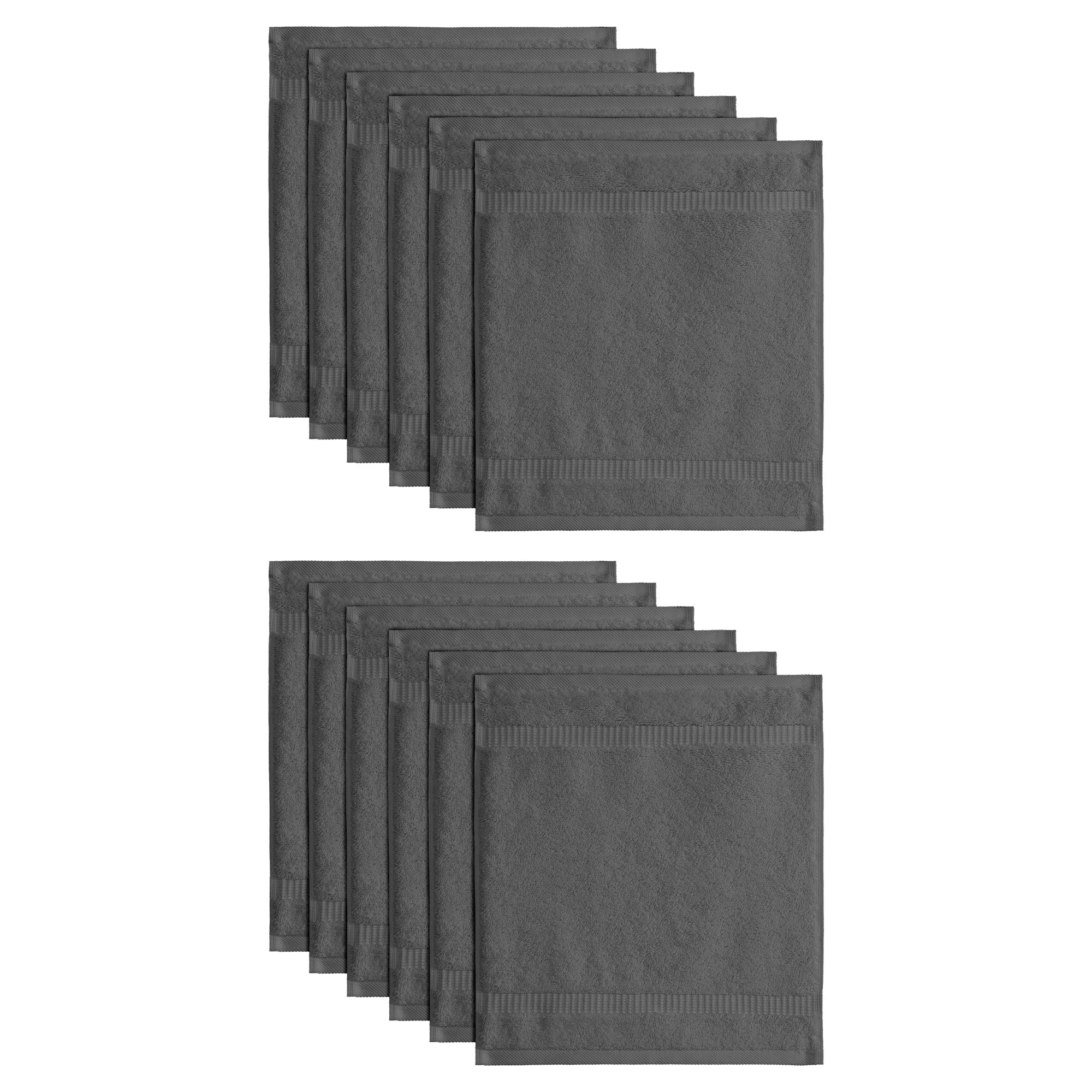 Wear Sierra Hamptons Luxury Turkish Washcloth Set, %100 Turkish Cotton,Quick Drying,High Absorbent,Ultra Soft Towels For Home and Spa