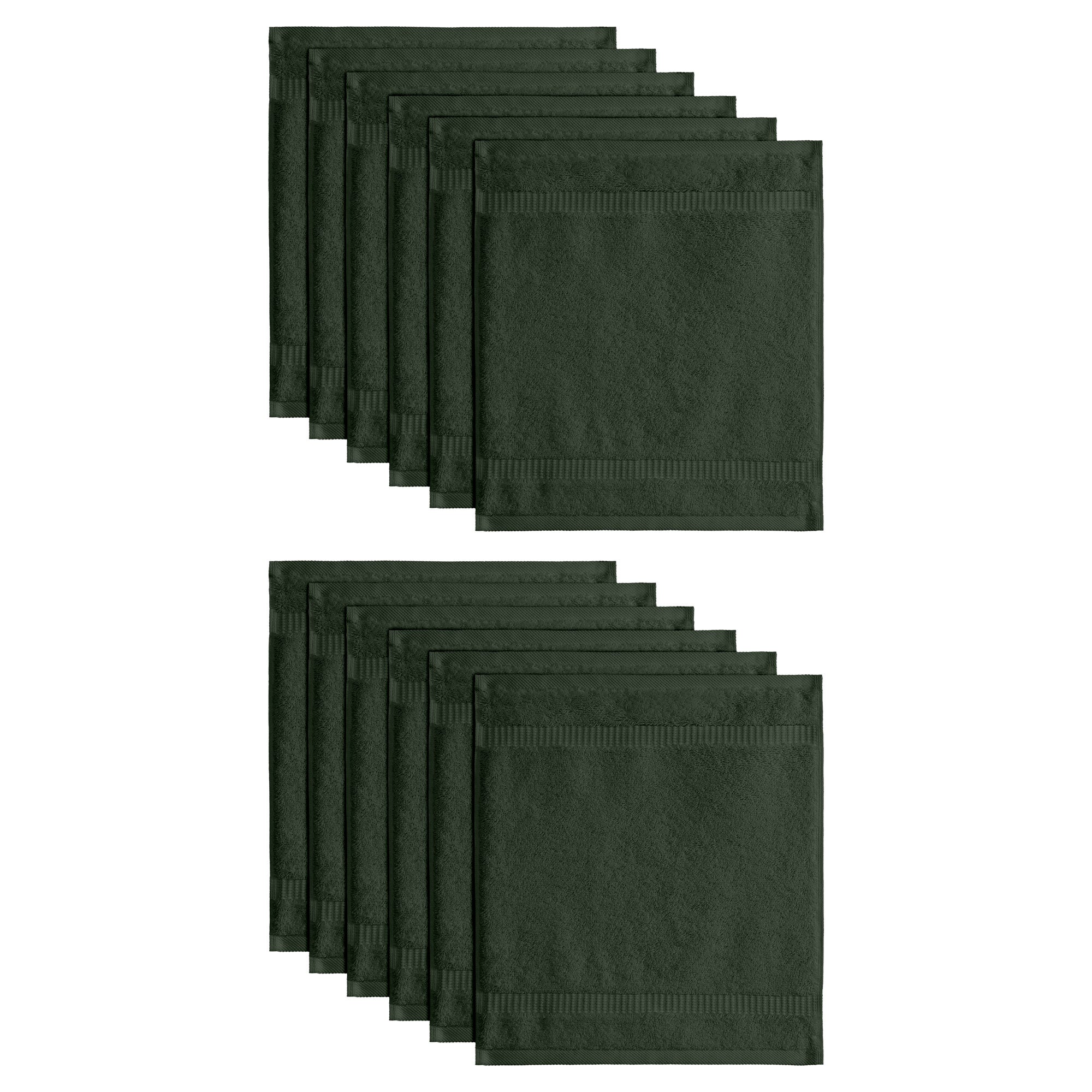 Wear Sierra Hamptons Luxury Turkish Washcloth Set, %100 Turkish Cotton,Quick Drying,High Absorbent,Ultra Soft Towels For Home and Spa