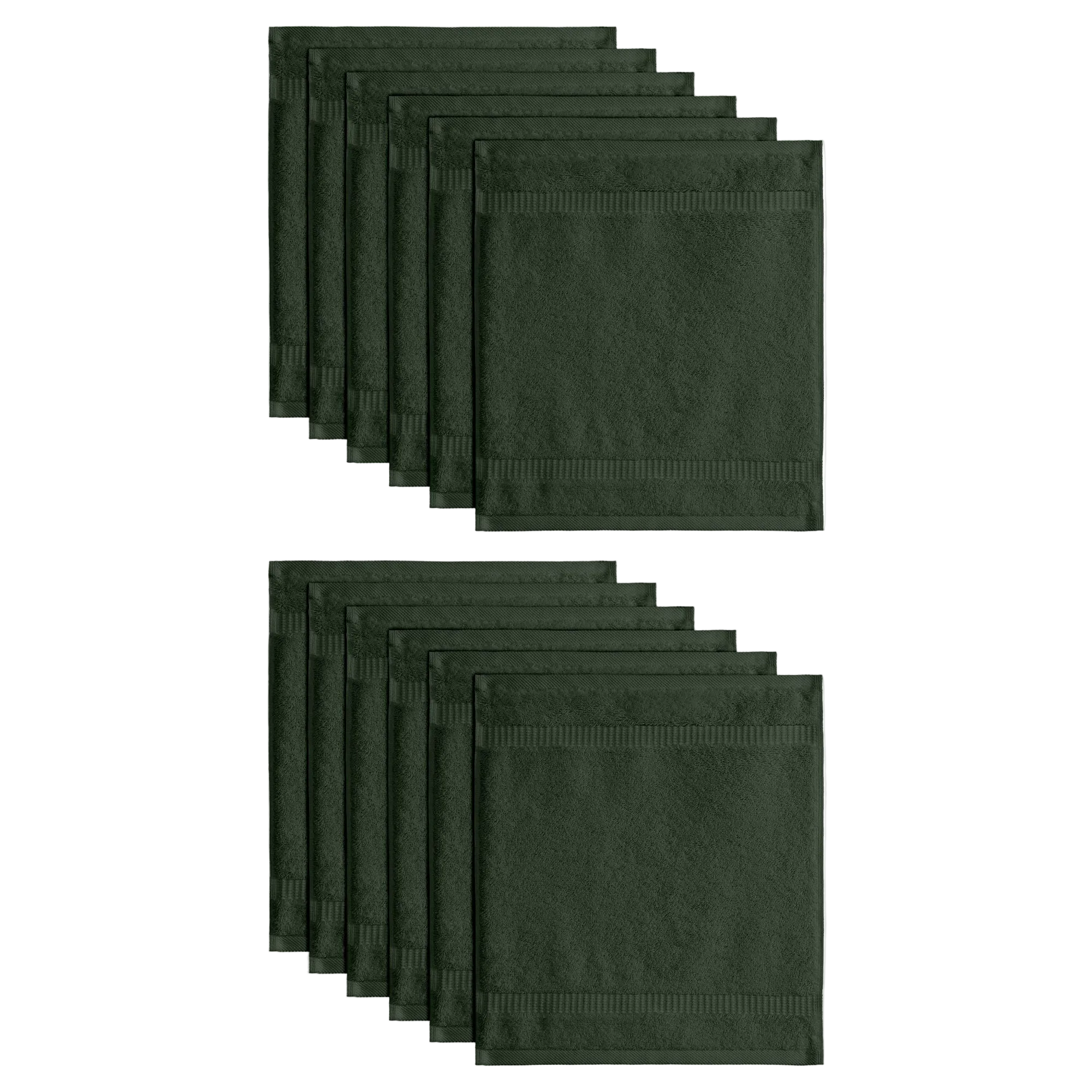 Wear Sierra Hamptons Luxury Turkish Washcloth Set, 100% Turkish Cotton, Quick Drying, High Absorbency, Ultra Soft Towels For Home and Spa