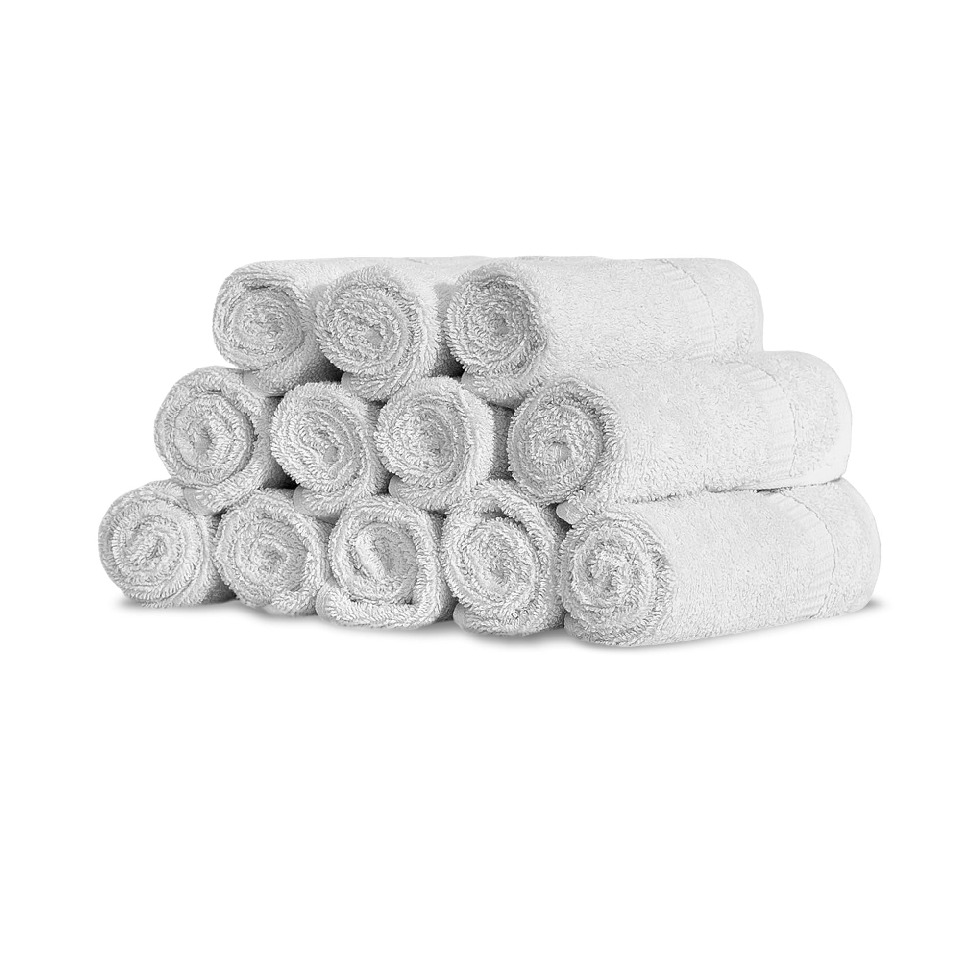 Wear Sierra Hamptons Luxury Turkish Washcloth Set, %100 Turkish Cotton,Quick Drying,High Absorbent,Ultra Soft Towels For Home and Spa