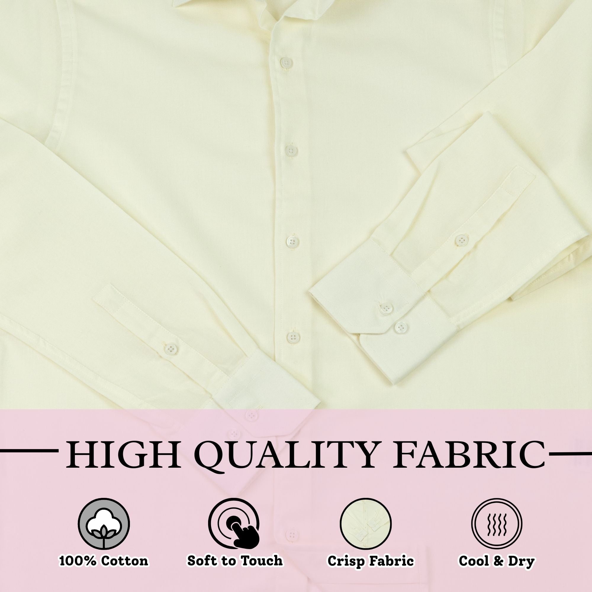 Wear Sierra Top Shelf Men's Cotton Long Sleeve Button Up Shirts in Classic Off-White