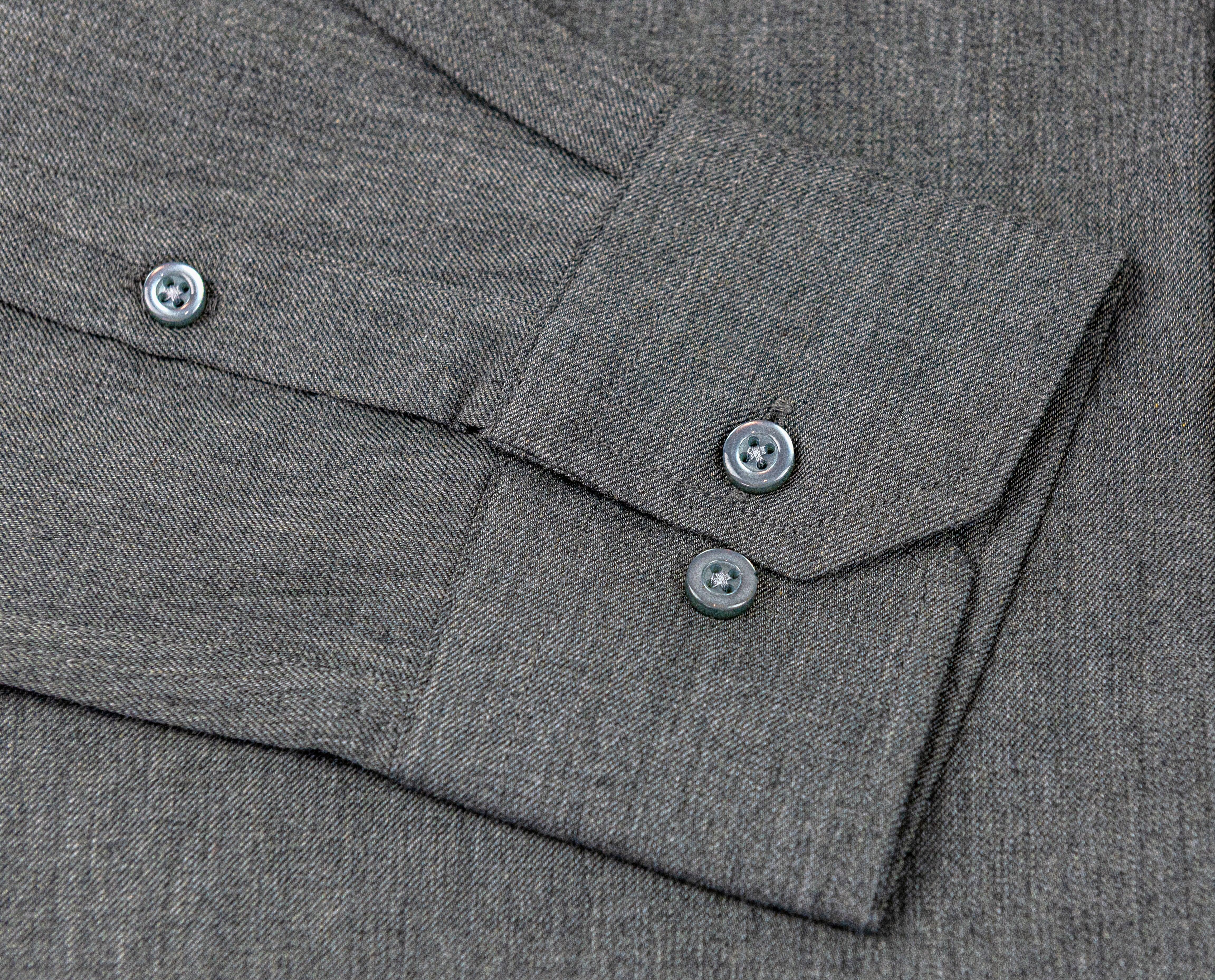 Wear Sierra Top Shelf Men's Turkish Cotton Long Sleeve Button Down Shirt in Classic Gray, Casual Friday Shirt for Men